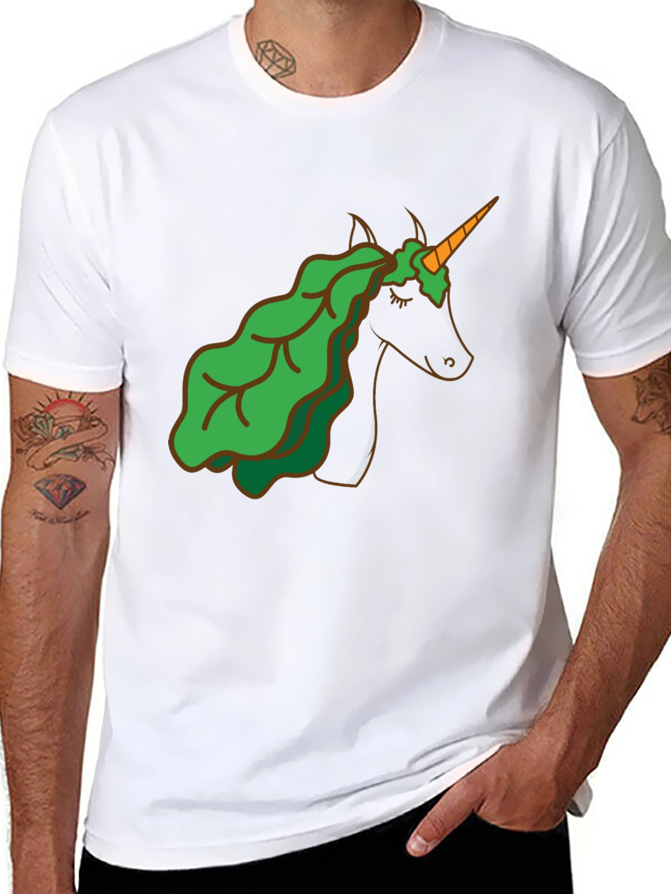 Unicorn Salad Hair T-Shirt