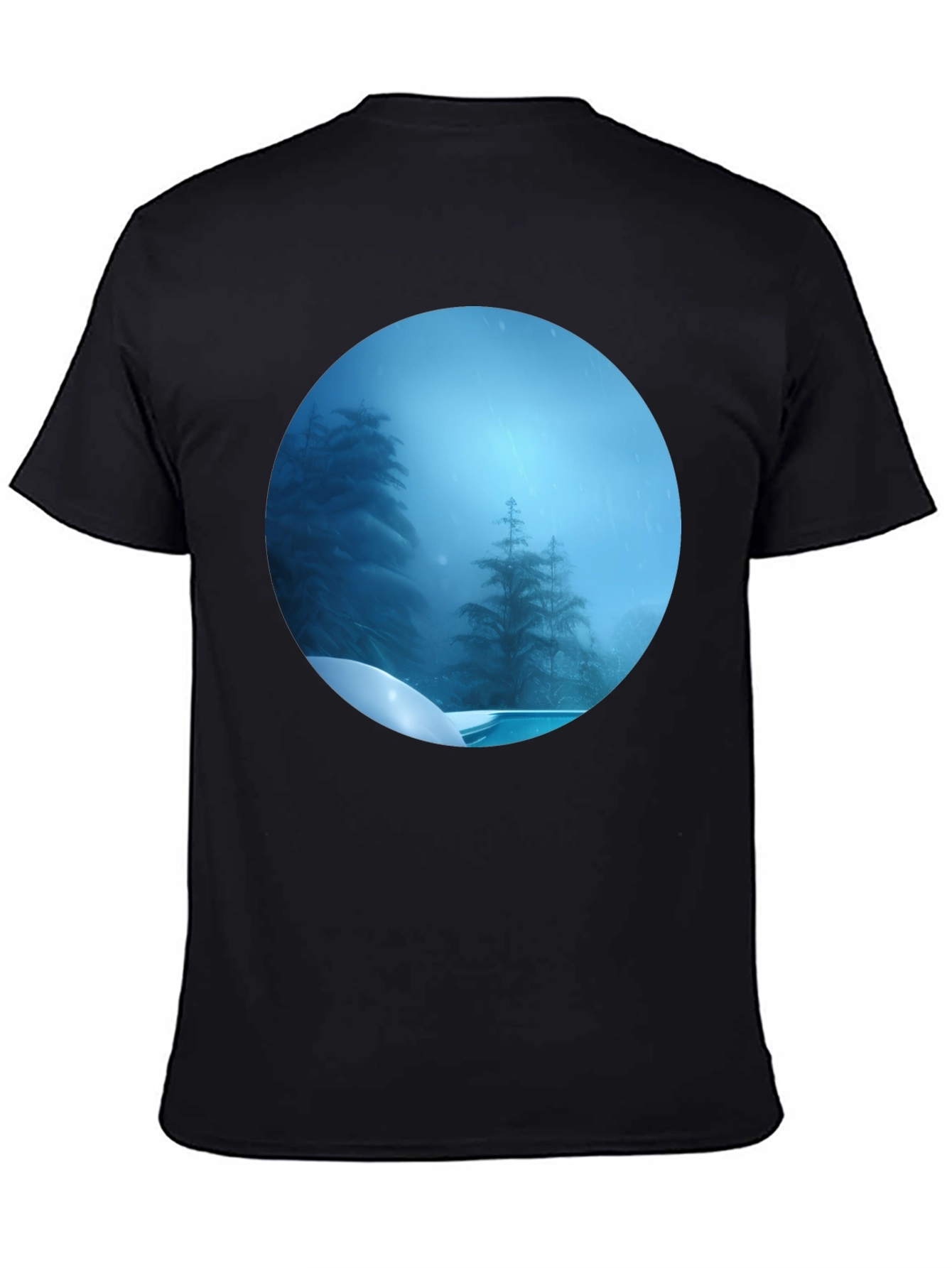 Winter Wonderland Graphic Tee - Black