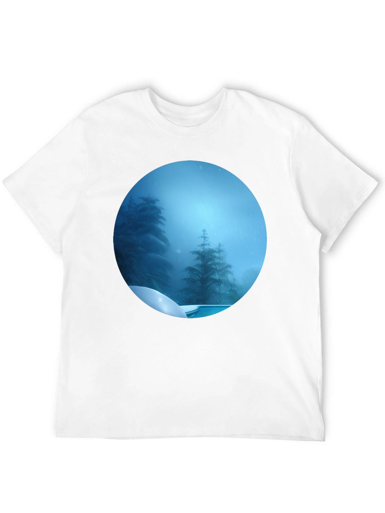 Winter Wonderland Graphic Tee - Black