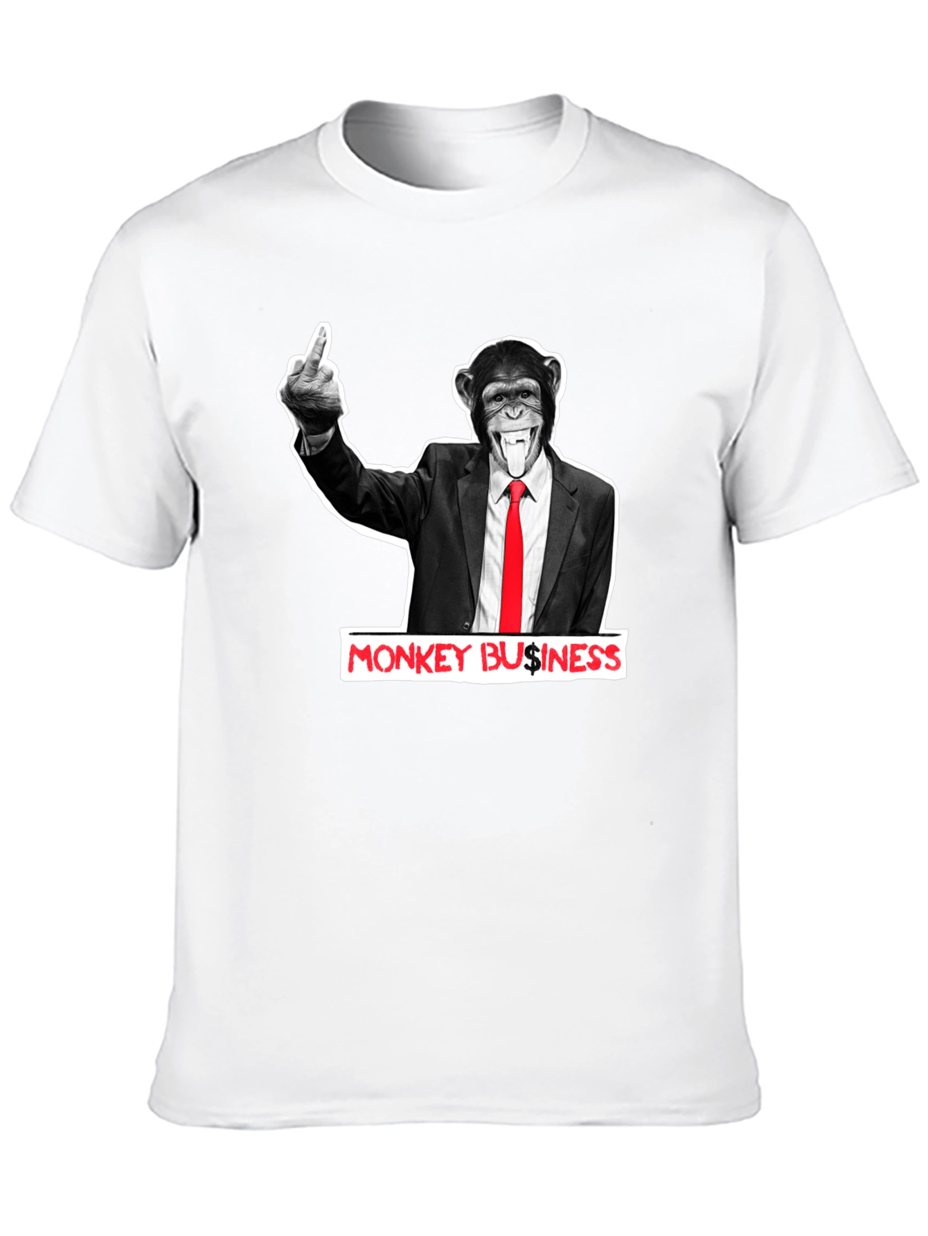 Monkey Business Graphic T-Shirt - Funny Offensive Tee