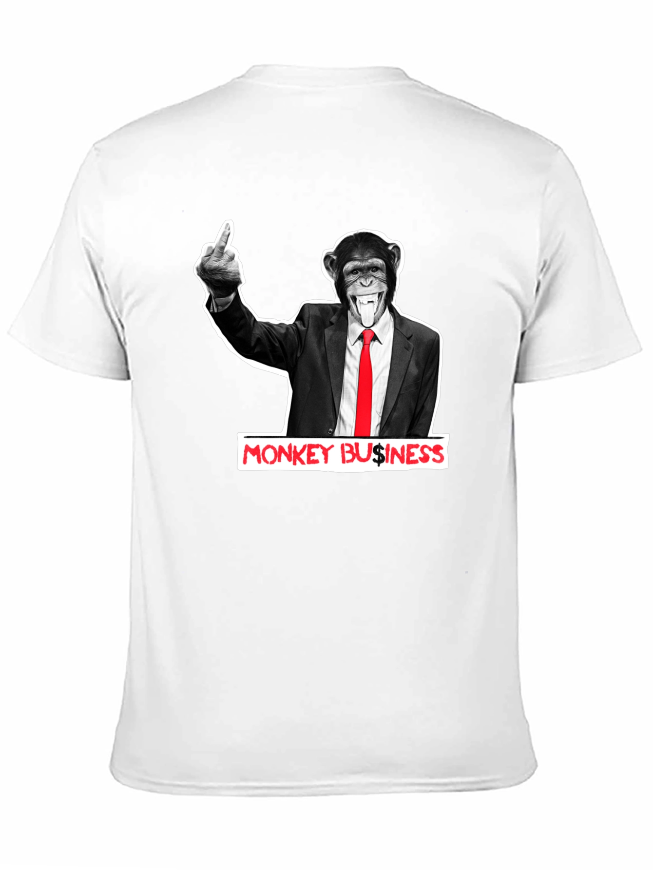 Monkey Business Graphic T-Shirt - Funny Offensive Tee
