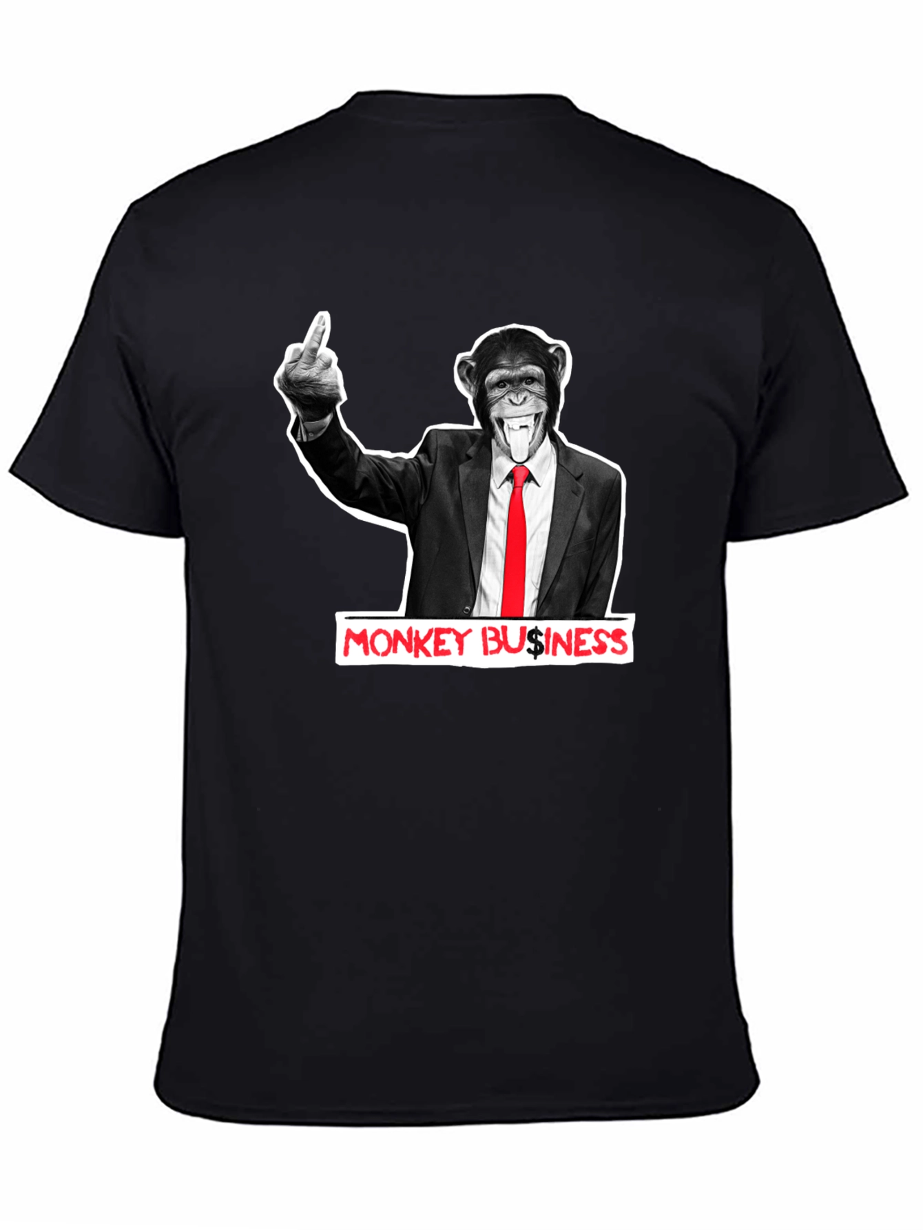 Monkey Business Graphic T-Shirt - Funny Offensive Tee