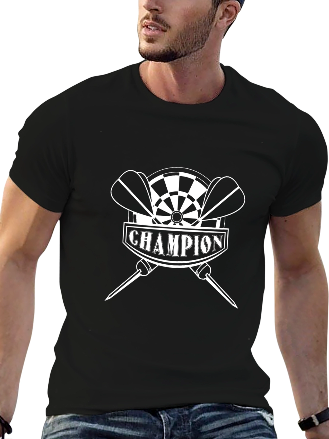 Champion Dart T-Shirt - Dartboard Design