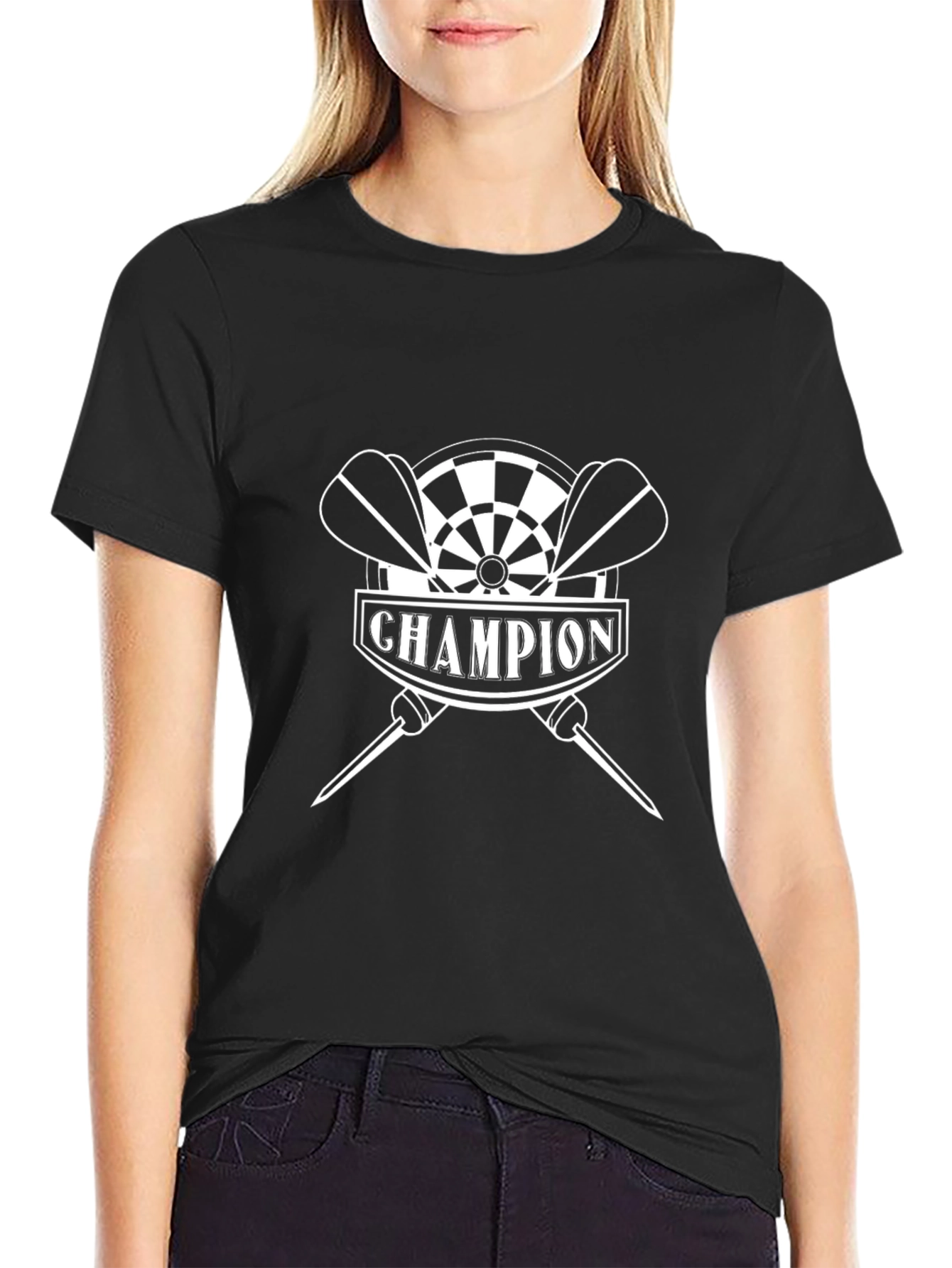 Champion Dart T-Shirt - Dartboard Design