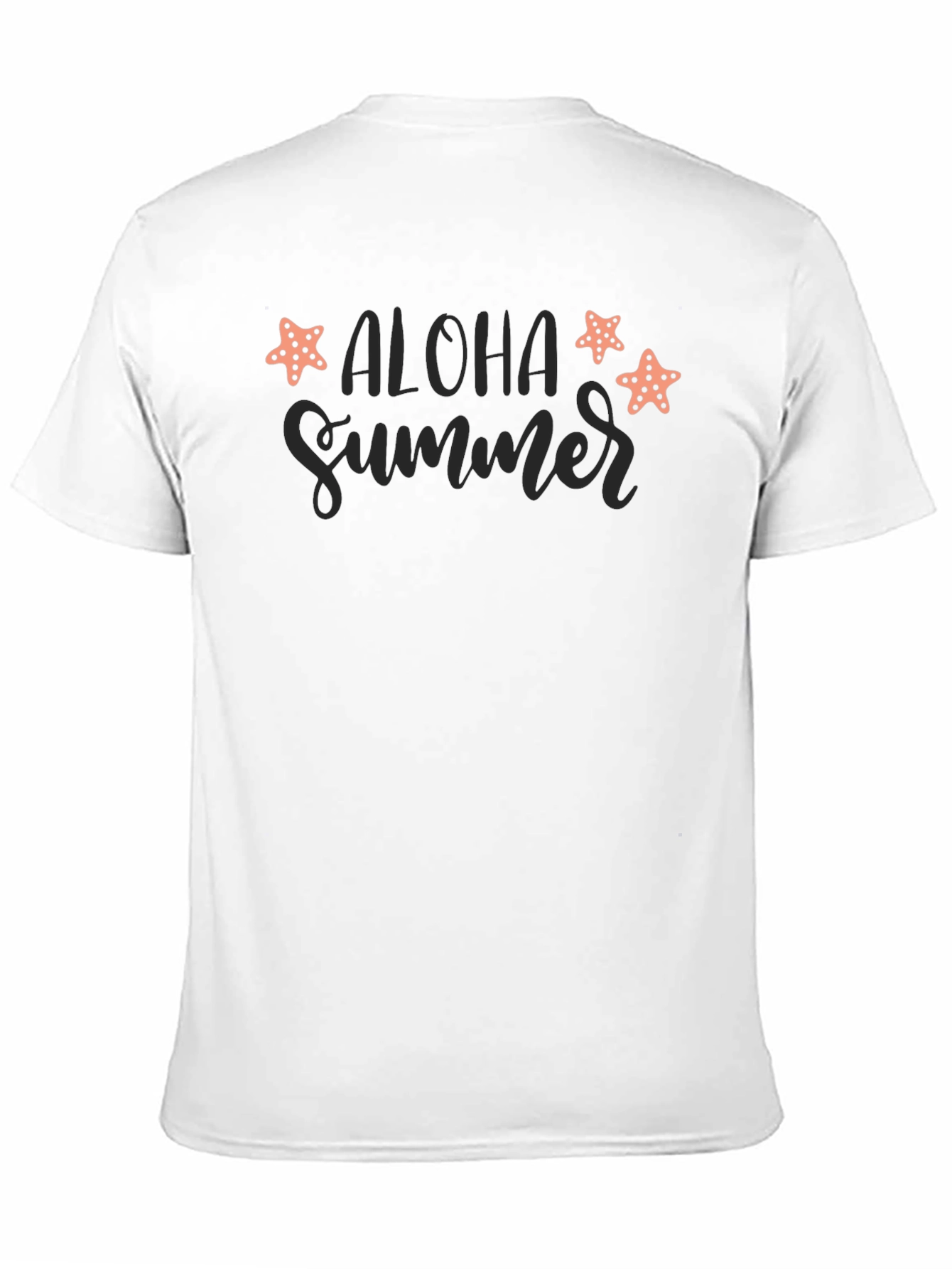 Aloha Summer Black Graphic Tee