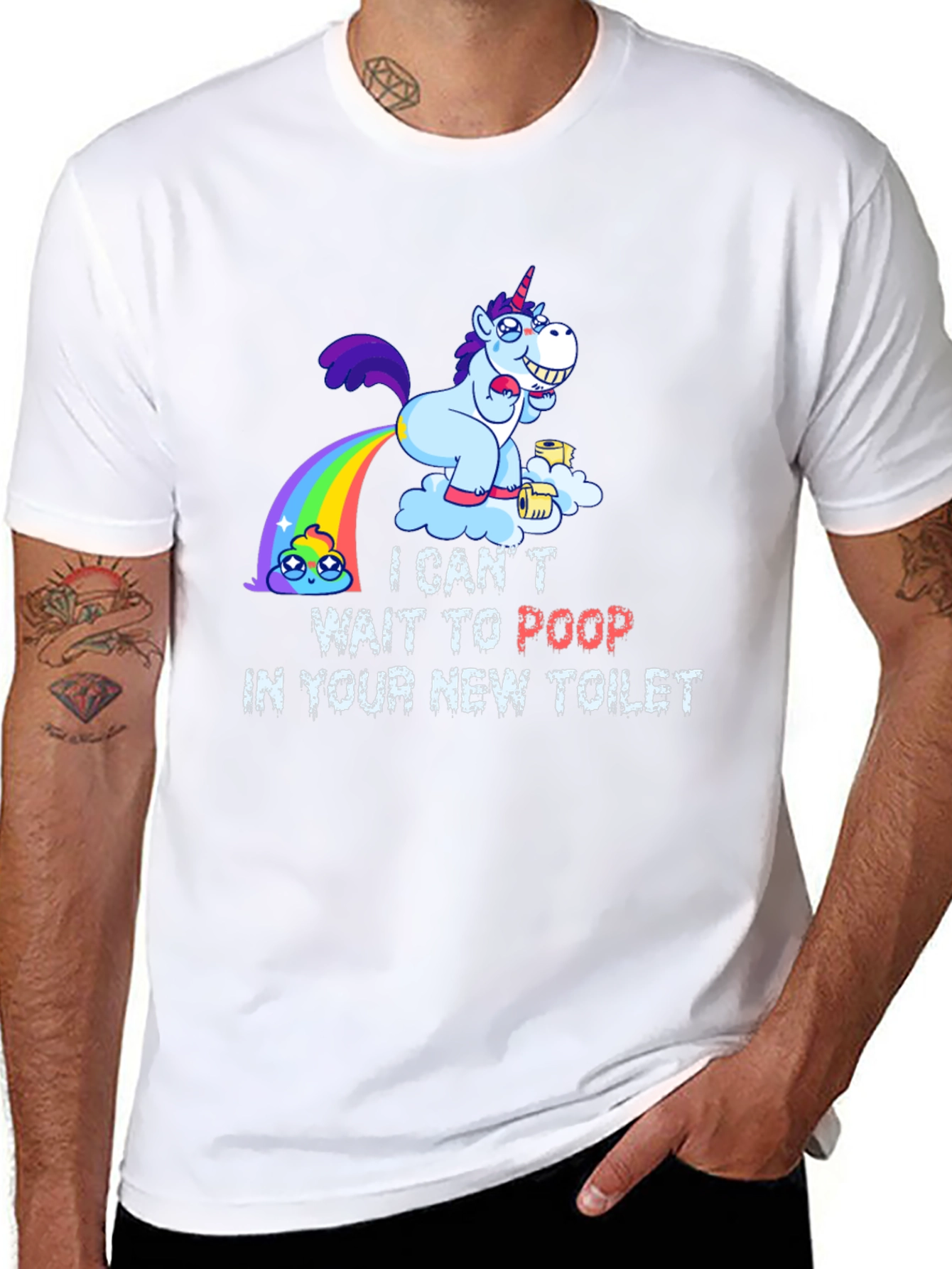 Funny Unicorn Poop T-Shirt