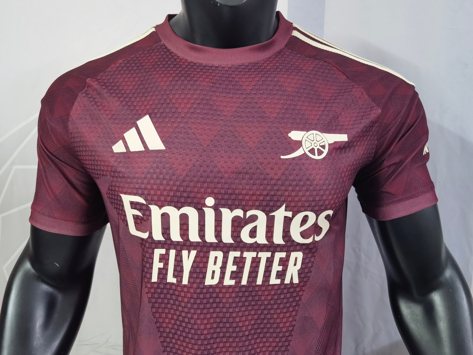 Arsenal 26-27 Maroon Player Version Soccer Jersey