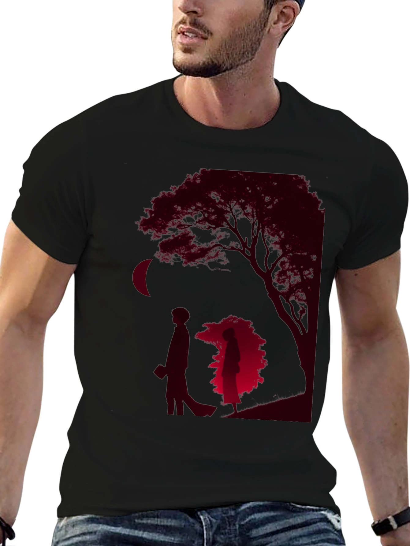 Romantic Silhouette Graphic Tee
