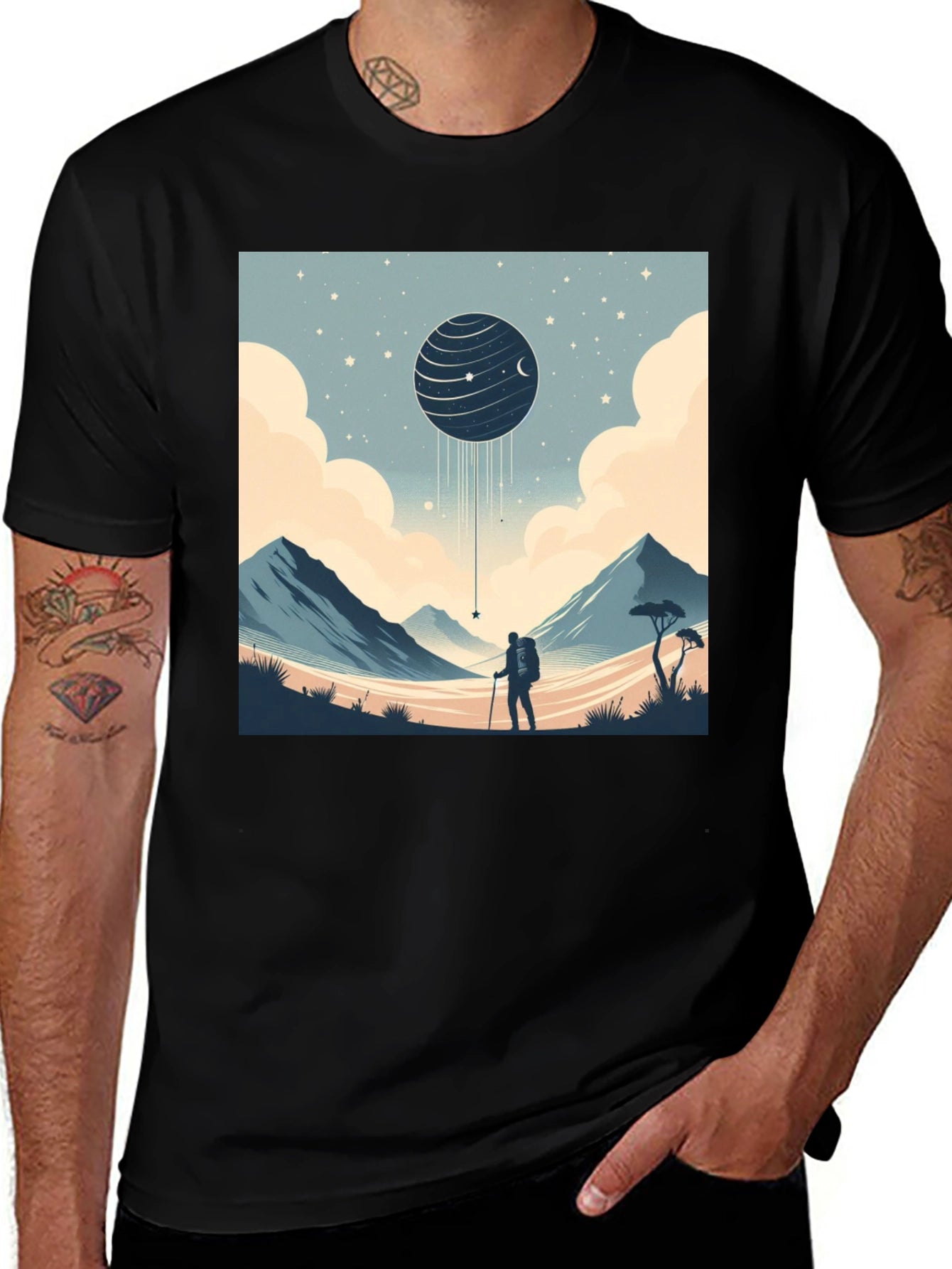 Cosmic Wanderer Graphic Tee