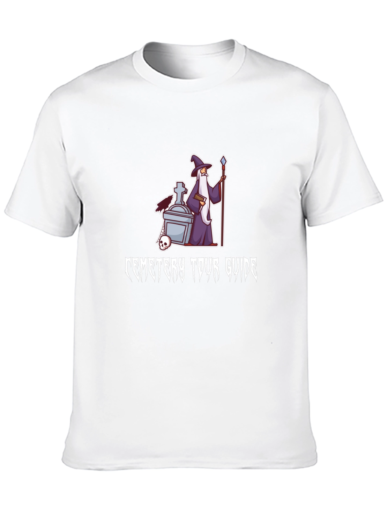 Cemetery Tour Guide Black T-Shirt