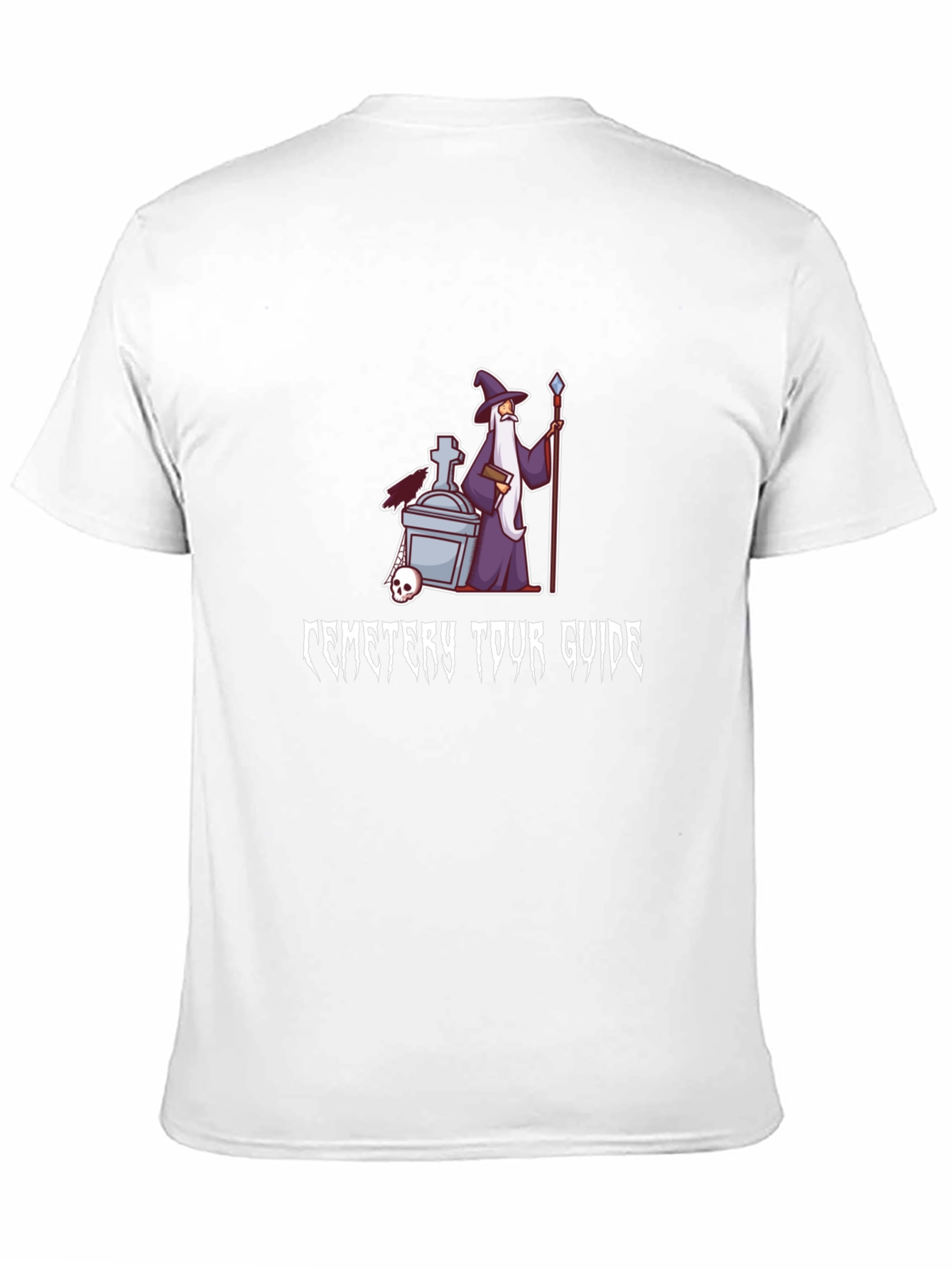 Cemetery Tour Guide Black T-Shirt