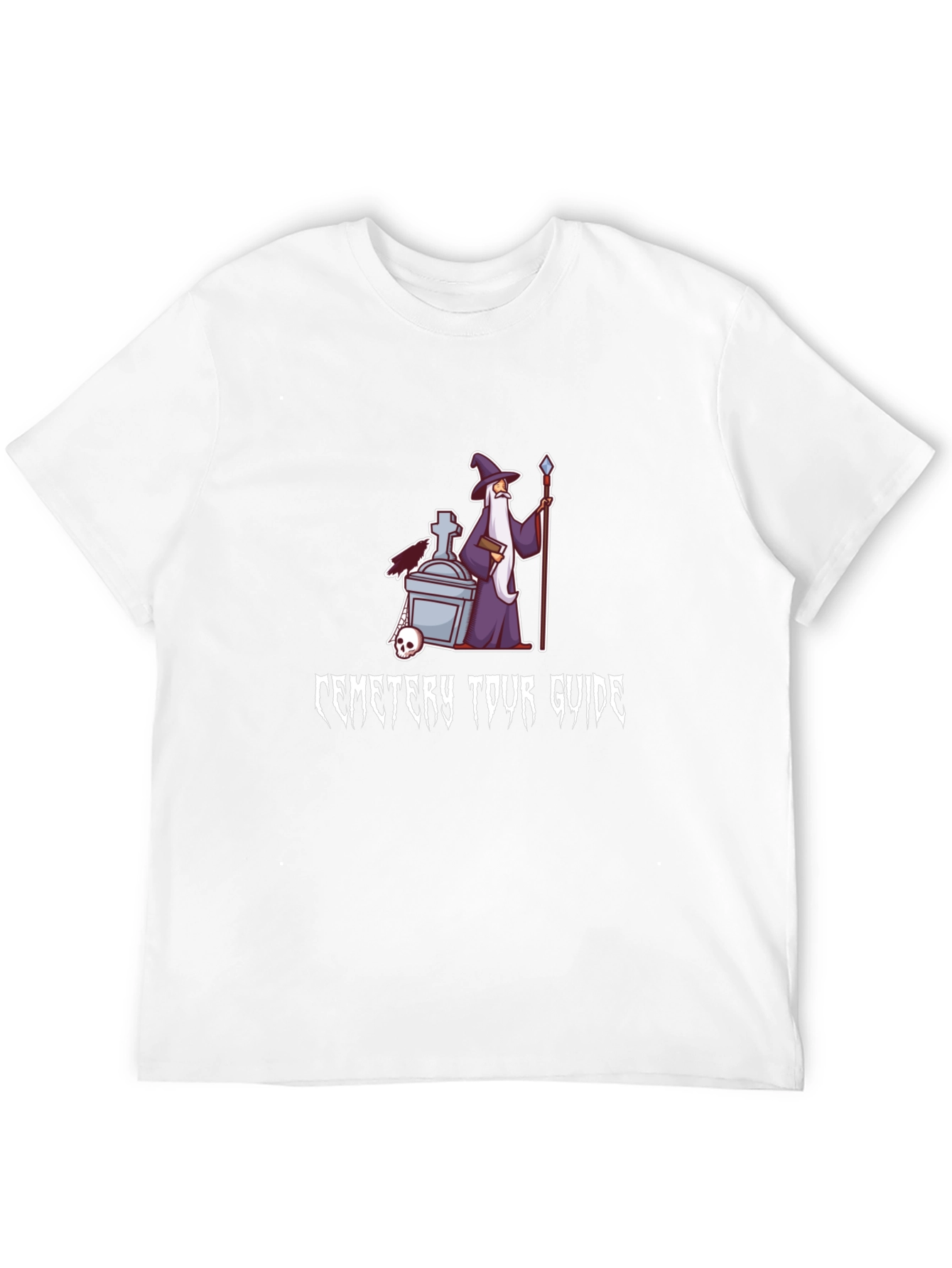 Cemetery Tour Guide Black T-Shirt