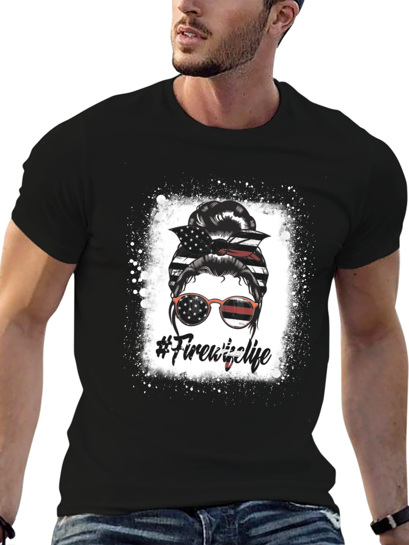 Fire Wife Life Graphic T-Shirt