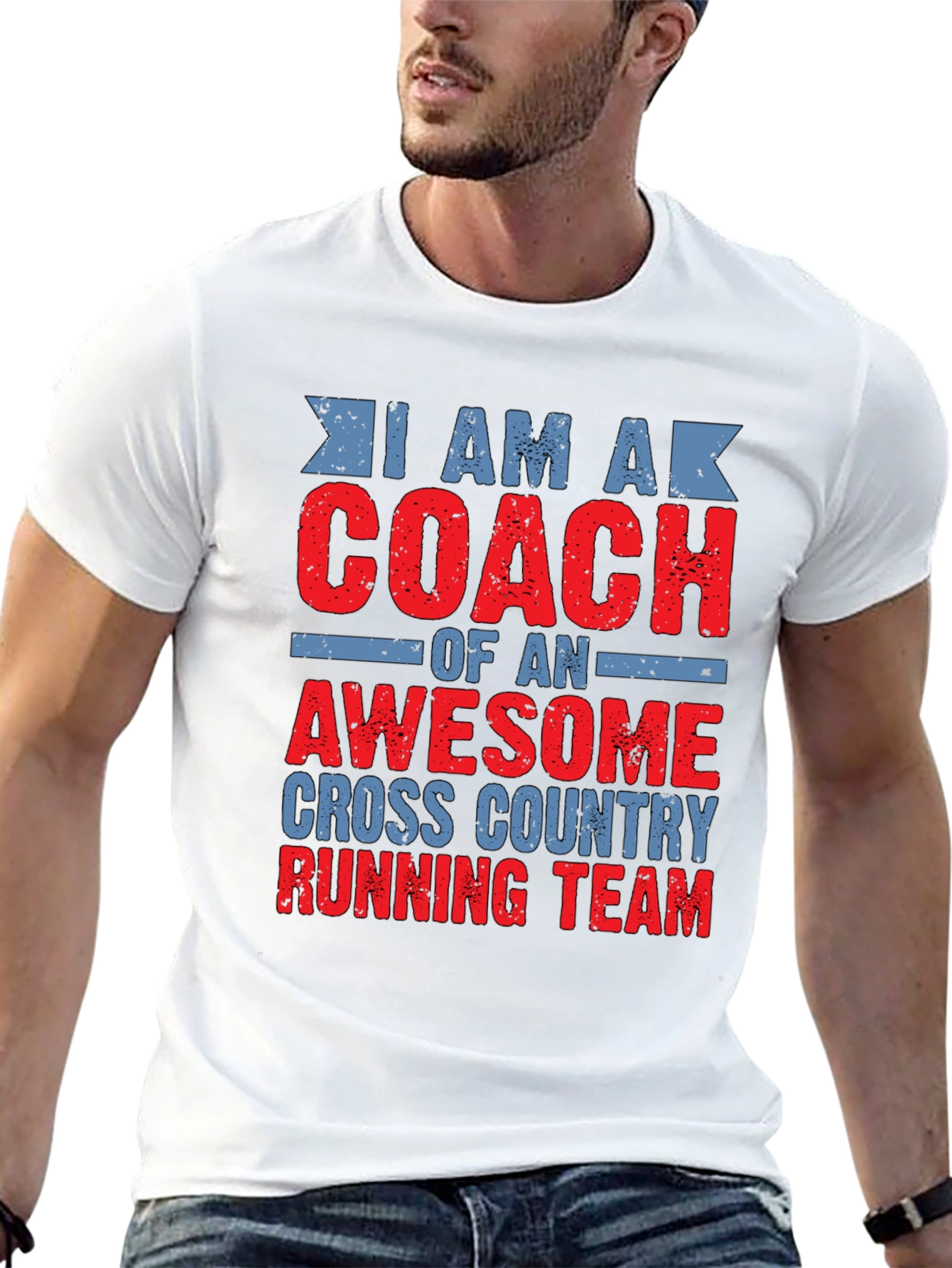 Coach Cross Country Running Team T-Shirt