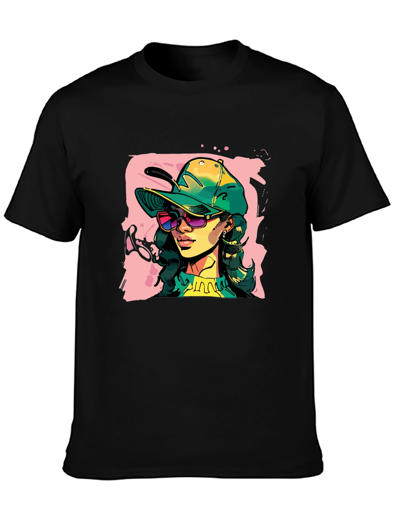 Cool Girl Graphic Tee - Black Unisex T-Shirt