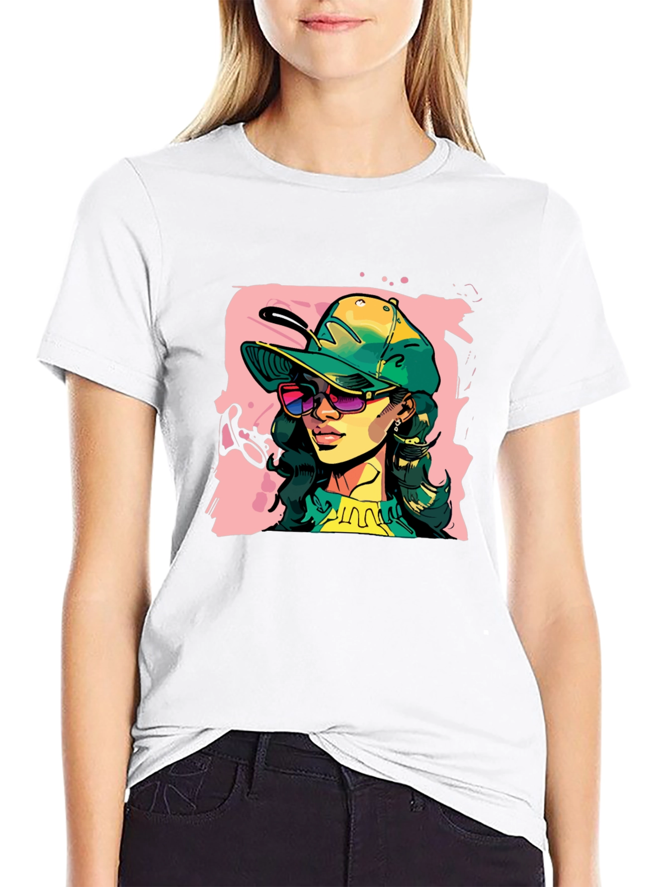 Cool Girl Graphic Tee - Black Unisex T-Shirt