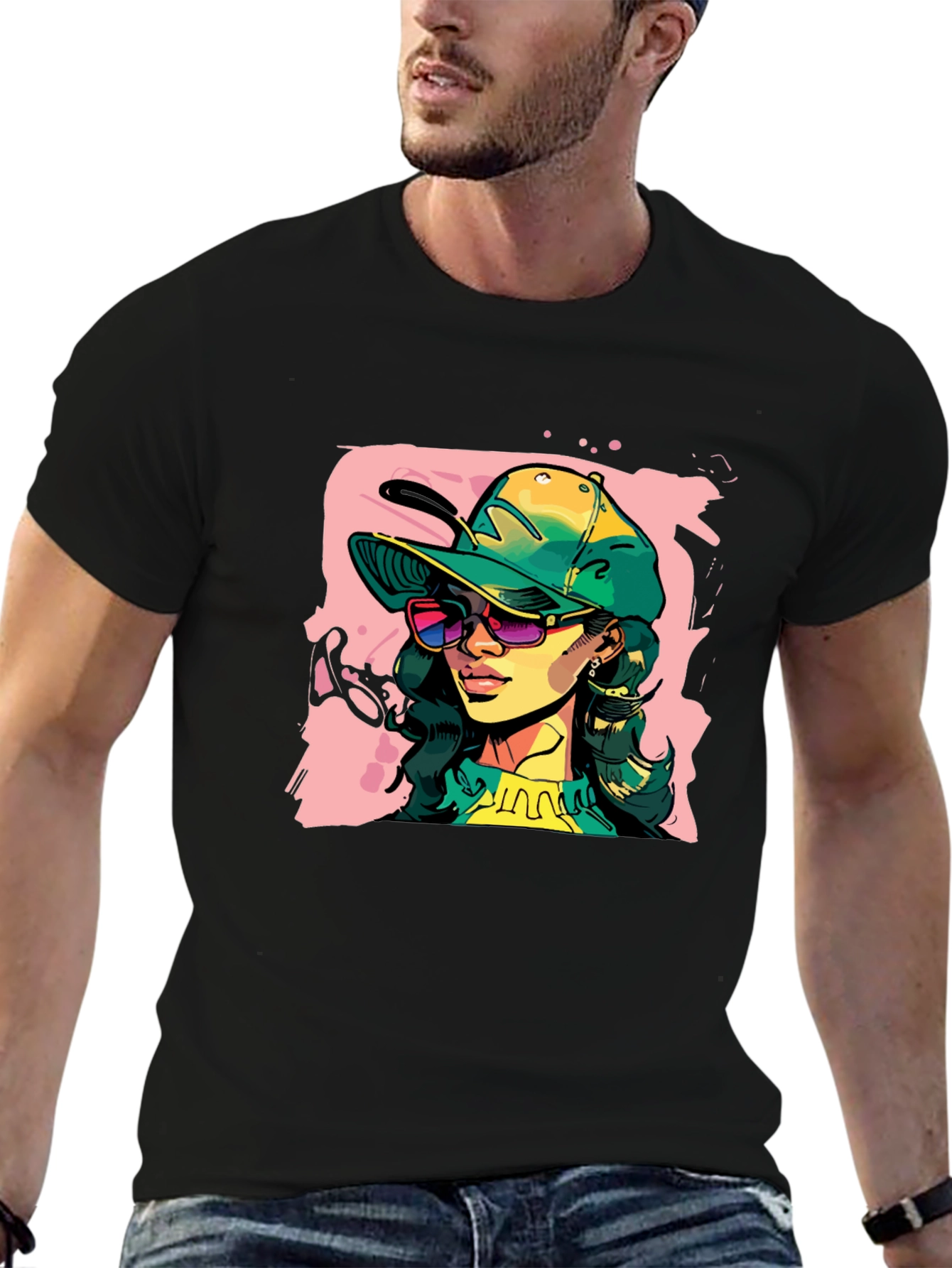 Cool Girl Graphic Tee - Black Unisex T-Shirt