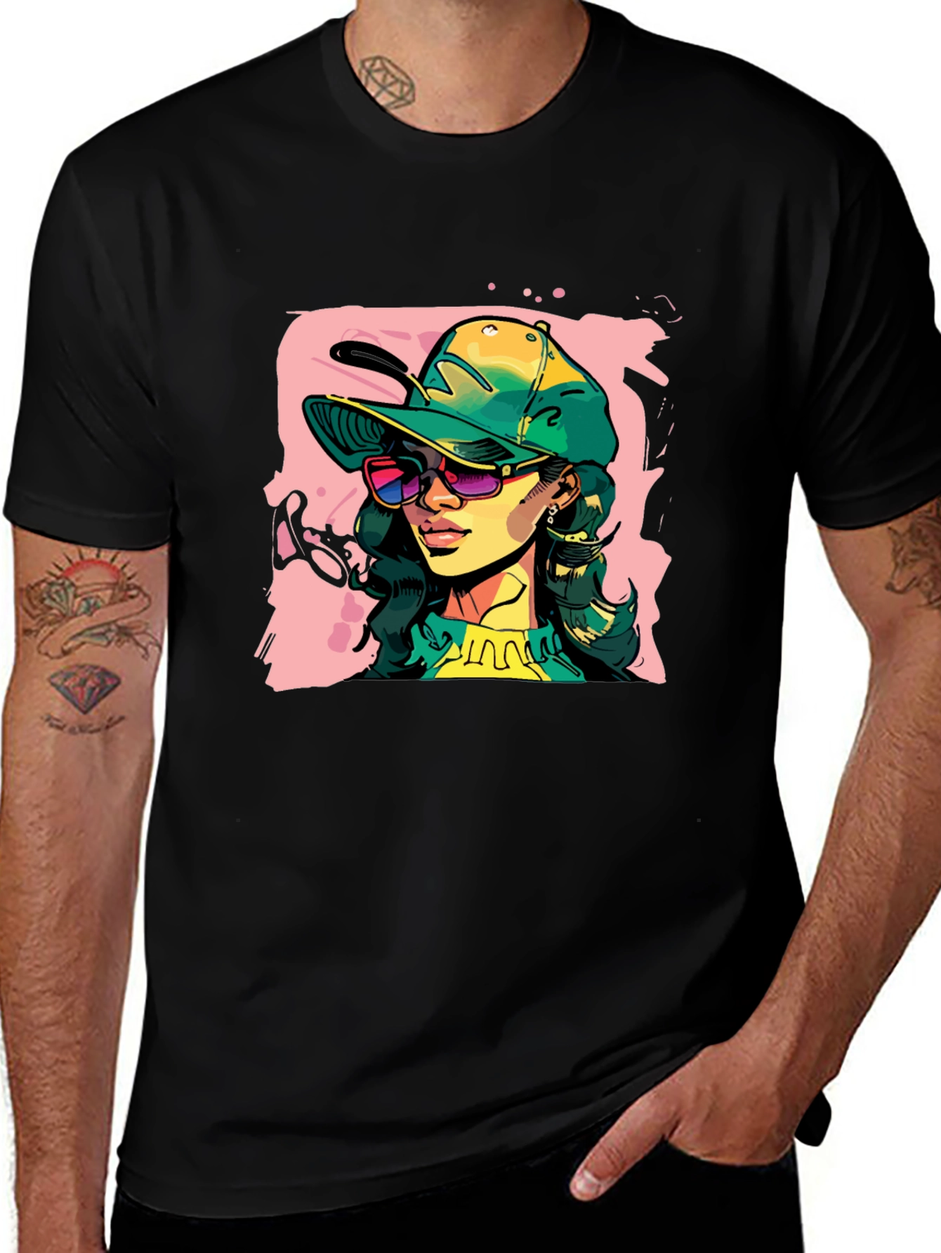 Cool Girl Graphic Tee - Black Unisex T-Shirt