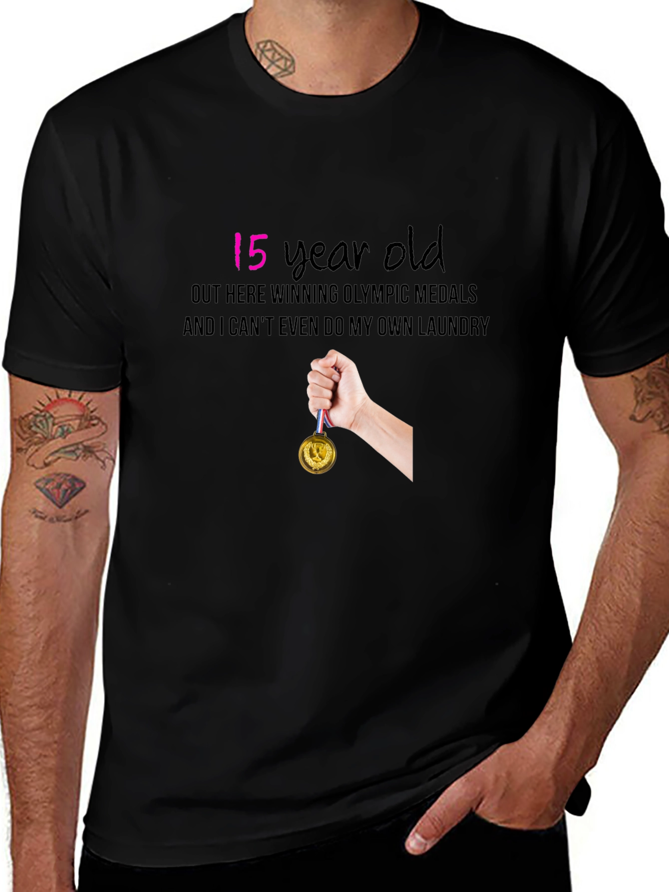 Humorous Olympic Medal T-Shirt