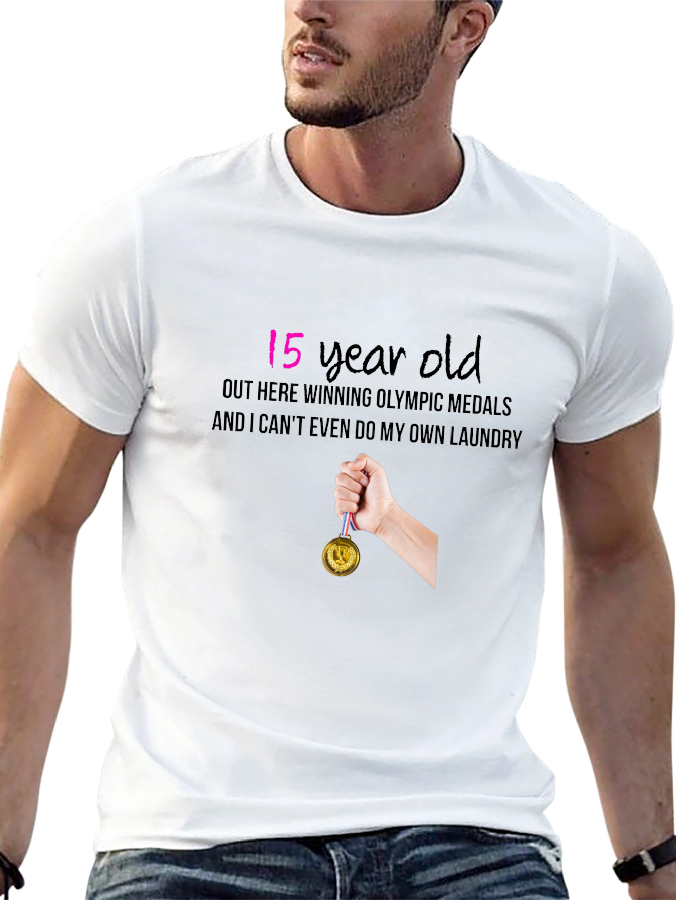 Humorous Olympic Medal T-Shirt