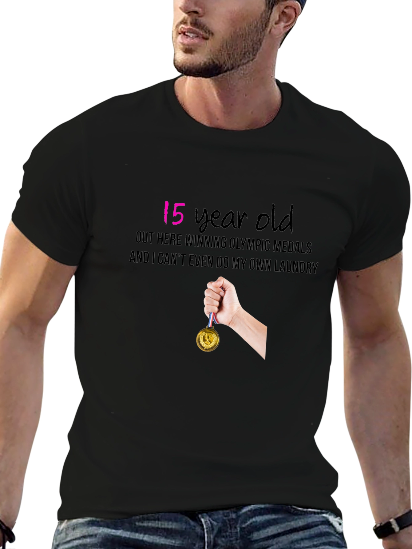 Humorous Olympic Medal T-Shirt