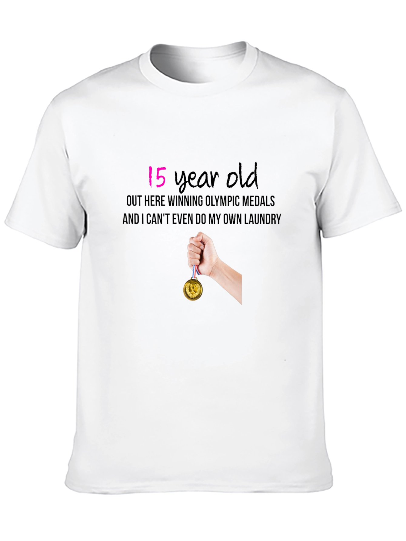 Humorous Olympic Medal T-Shirt