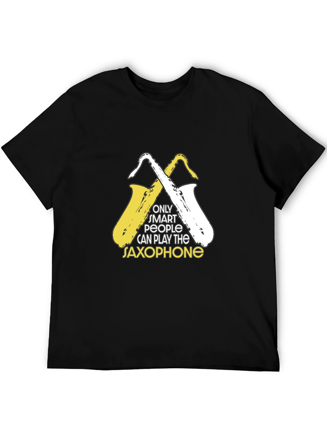 Smart Saxophone Player Graphic Tee