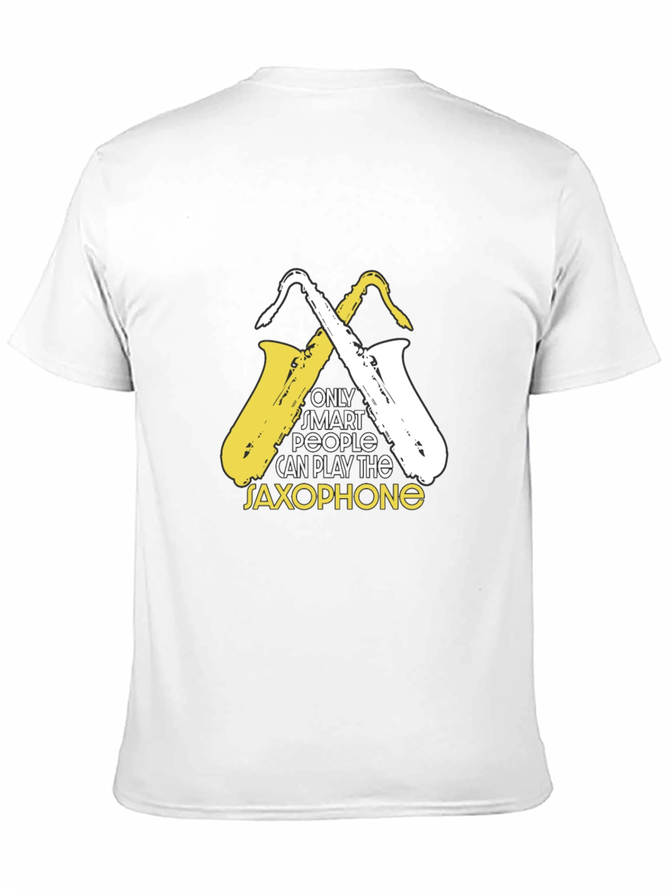 Smart Saxophone Player Graphic Tee