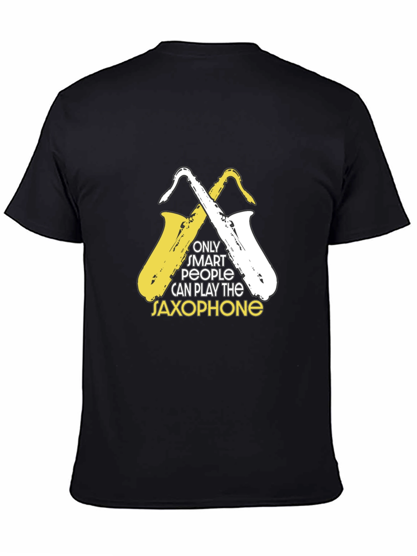 Smart Saxophone Player Graphic Tee