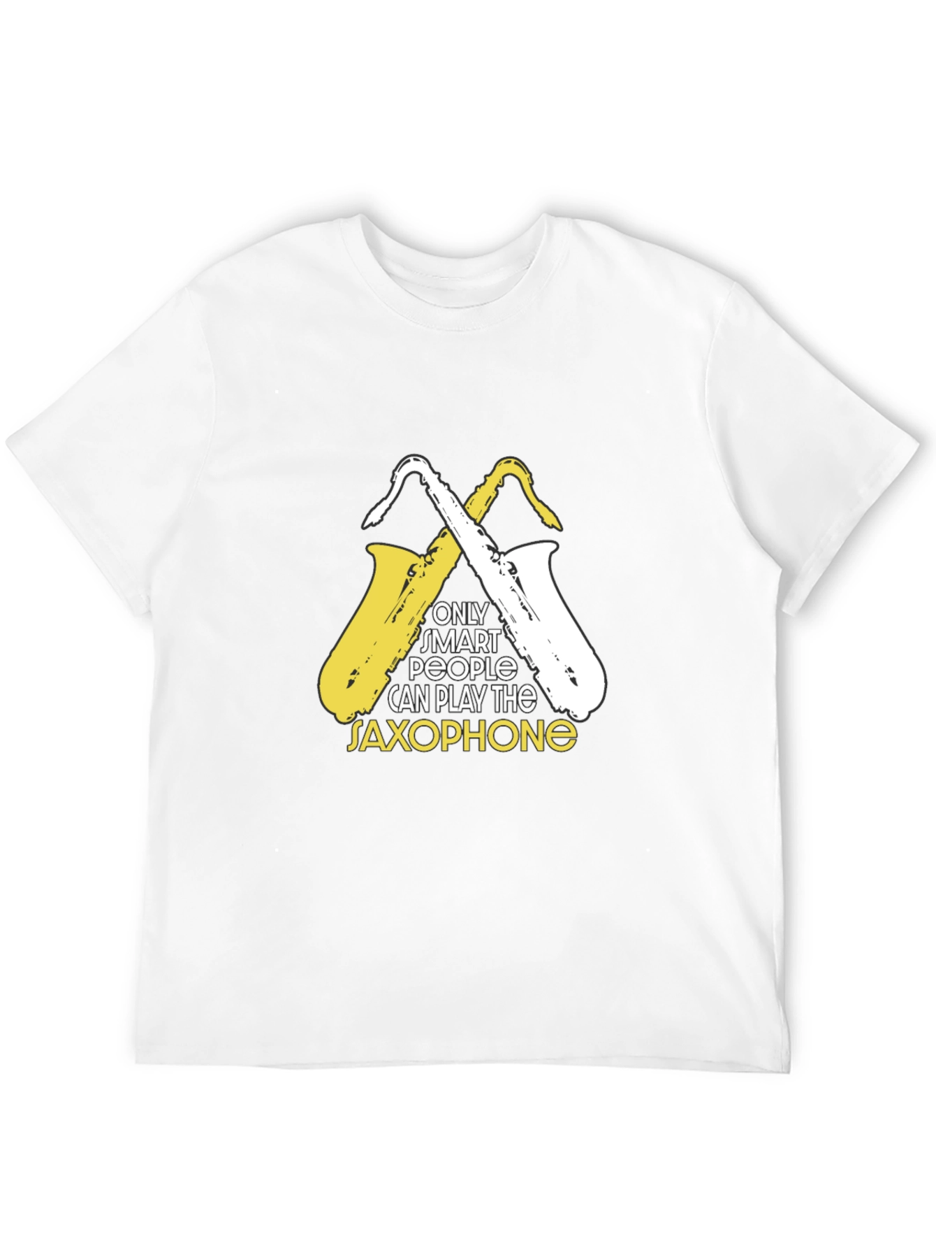 Smart Saxophone Player Graphic Tee