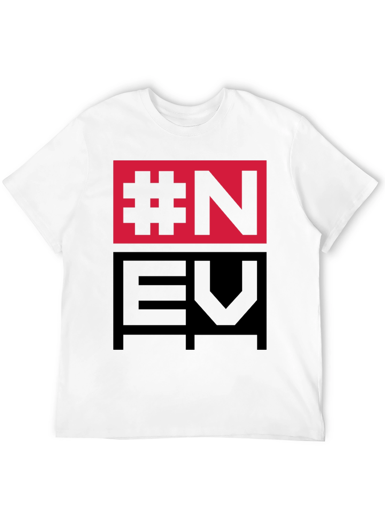 Bold Graphic Tee: #N EU