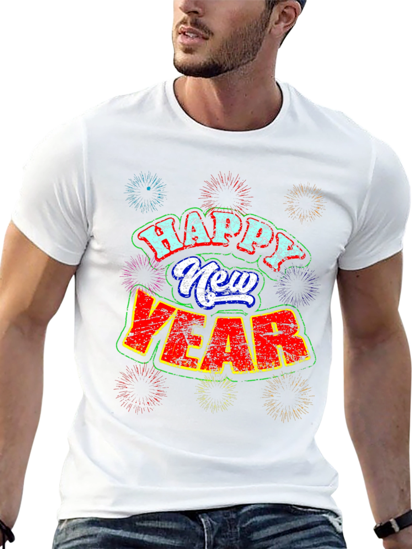 Happy New Year T-Shirt - Festive Holiday Apparel