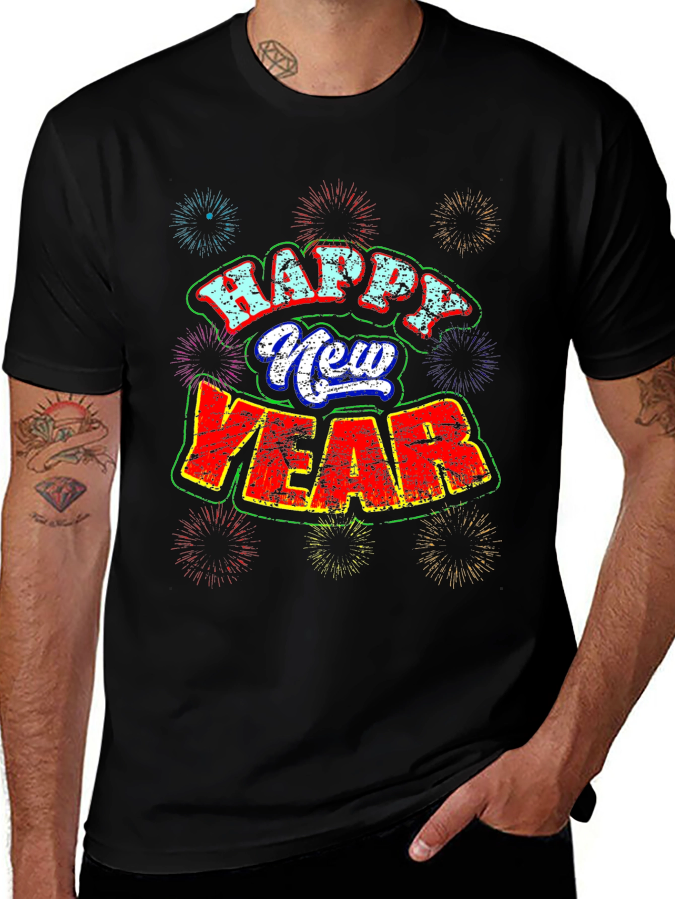 Happy New Year T-Shirt - Festive Holiday Apparel