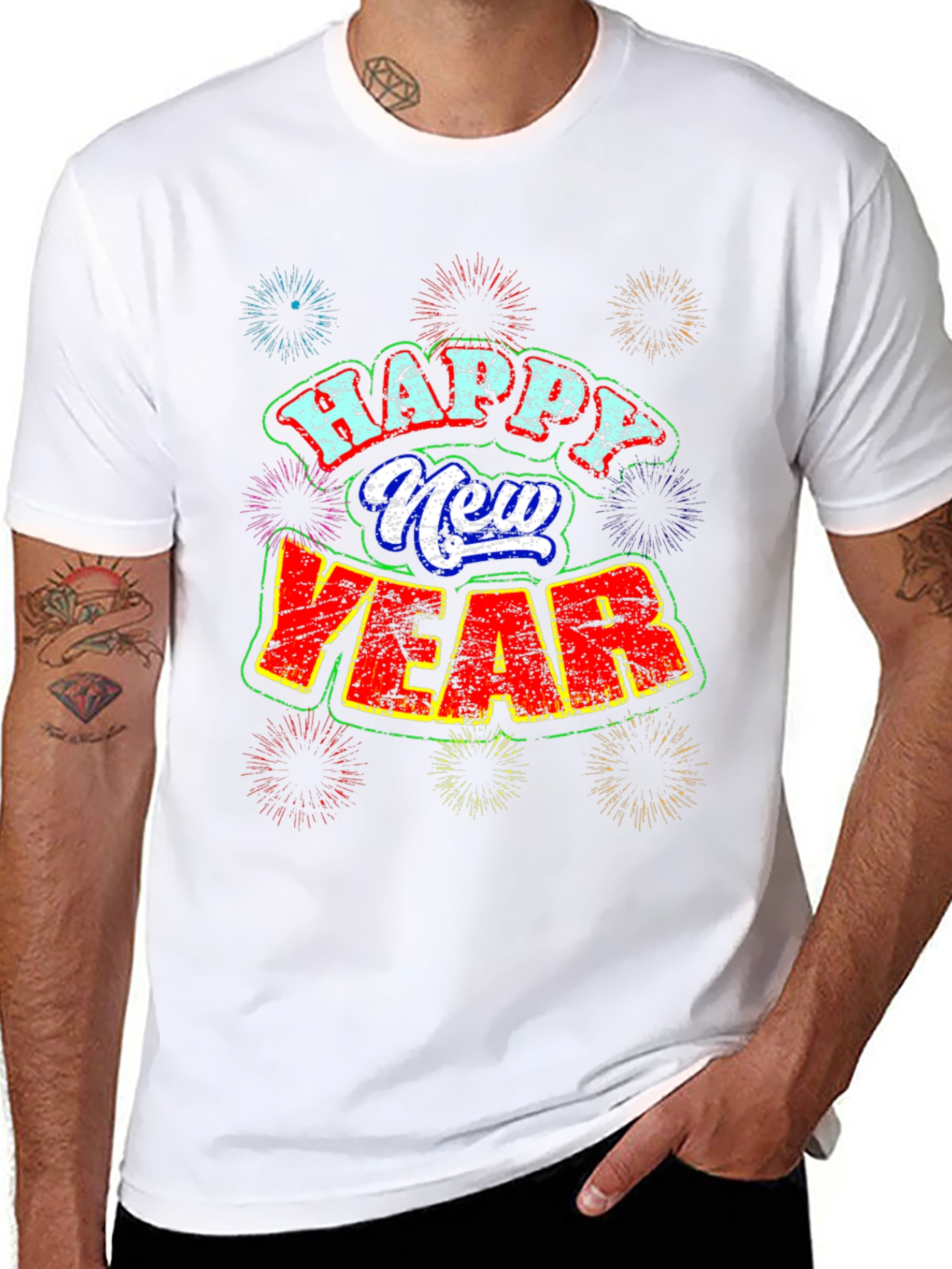 Happy New Year T-Shirt - Festive Holiday Apparel