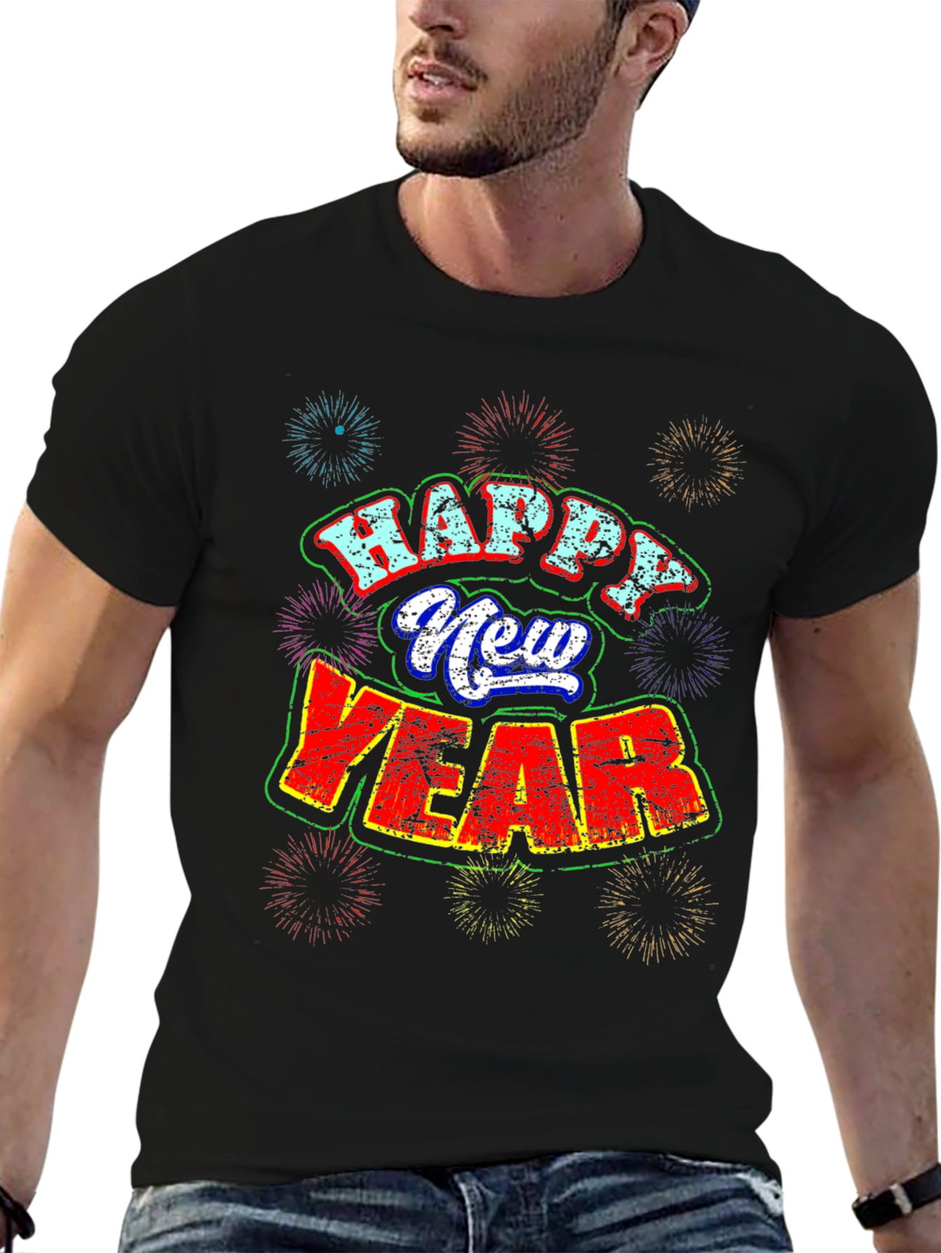 Happy New Year T-Shirt - Festive Holiday Apparel