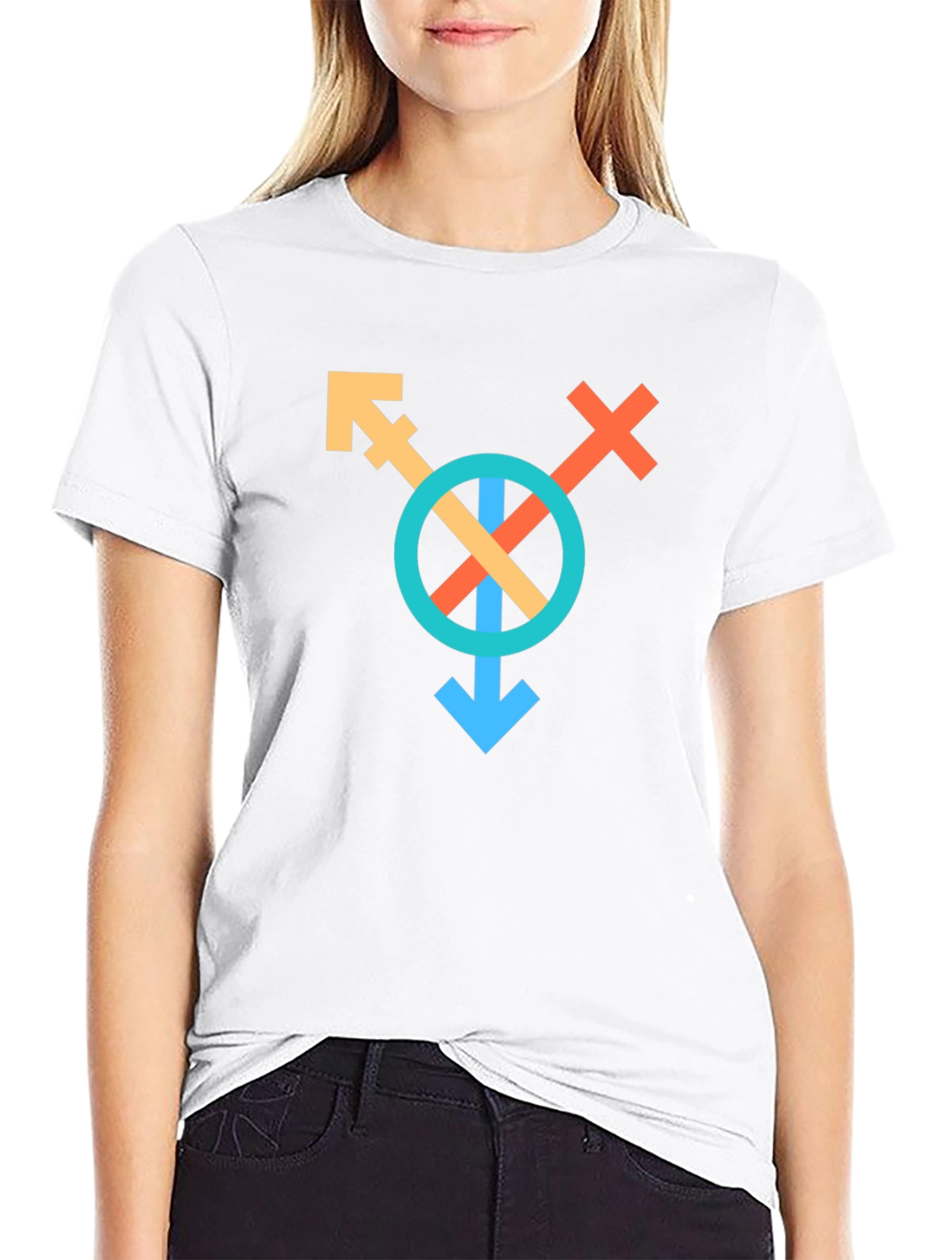 Inclusive Symbol Graphic Tee - Unisex Black T-Shirt