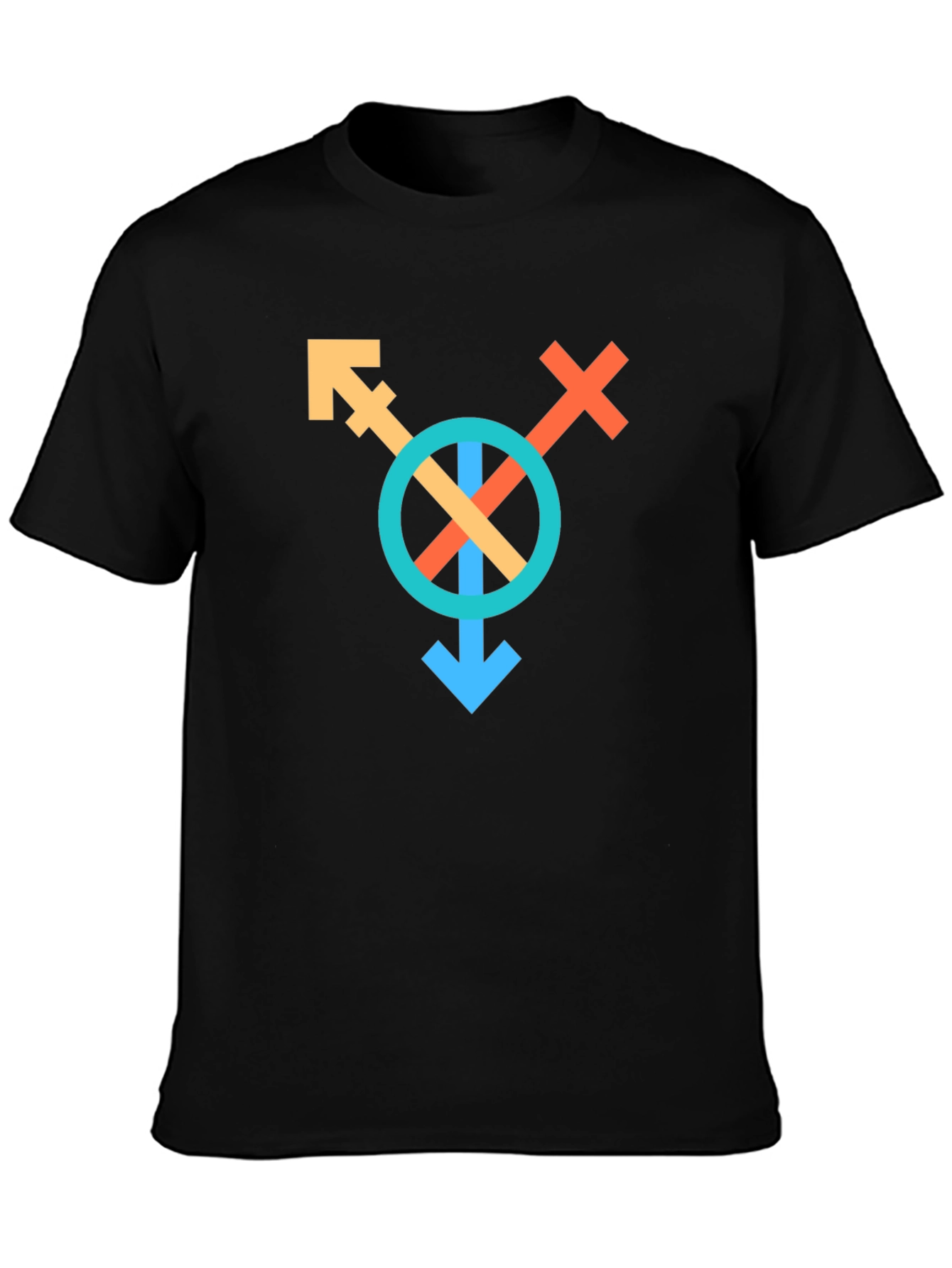 Inclusive Symbol Graphic Tee - Unisex Black T-Shirt
