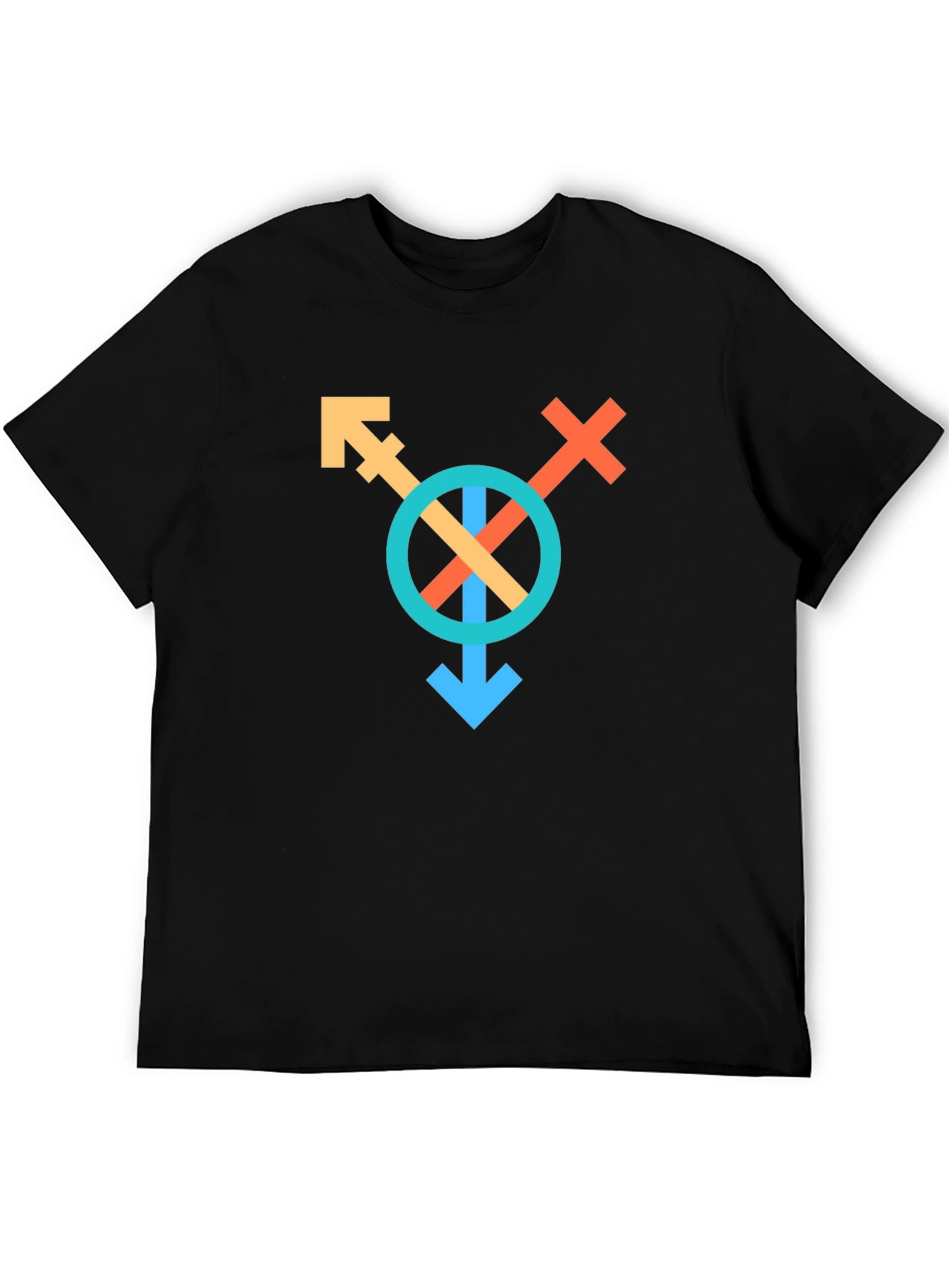 Inclusive Symbol Graphic Tee - Unisex Black T-Shirt