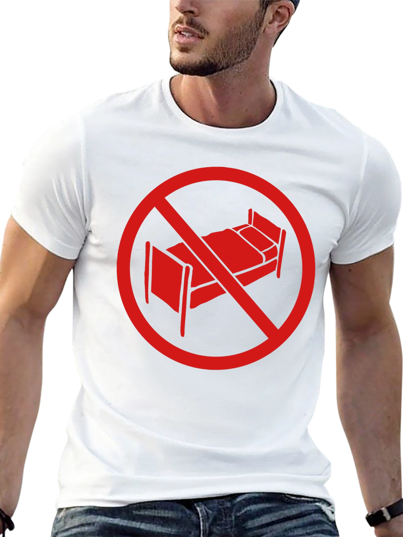 No Sleep Zone Black T-Shirt