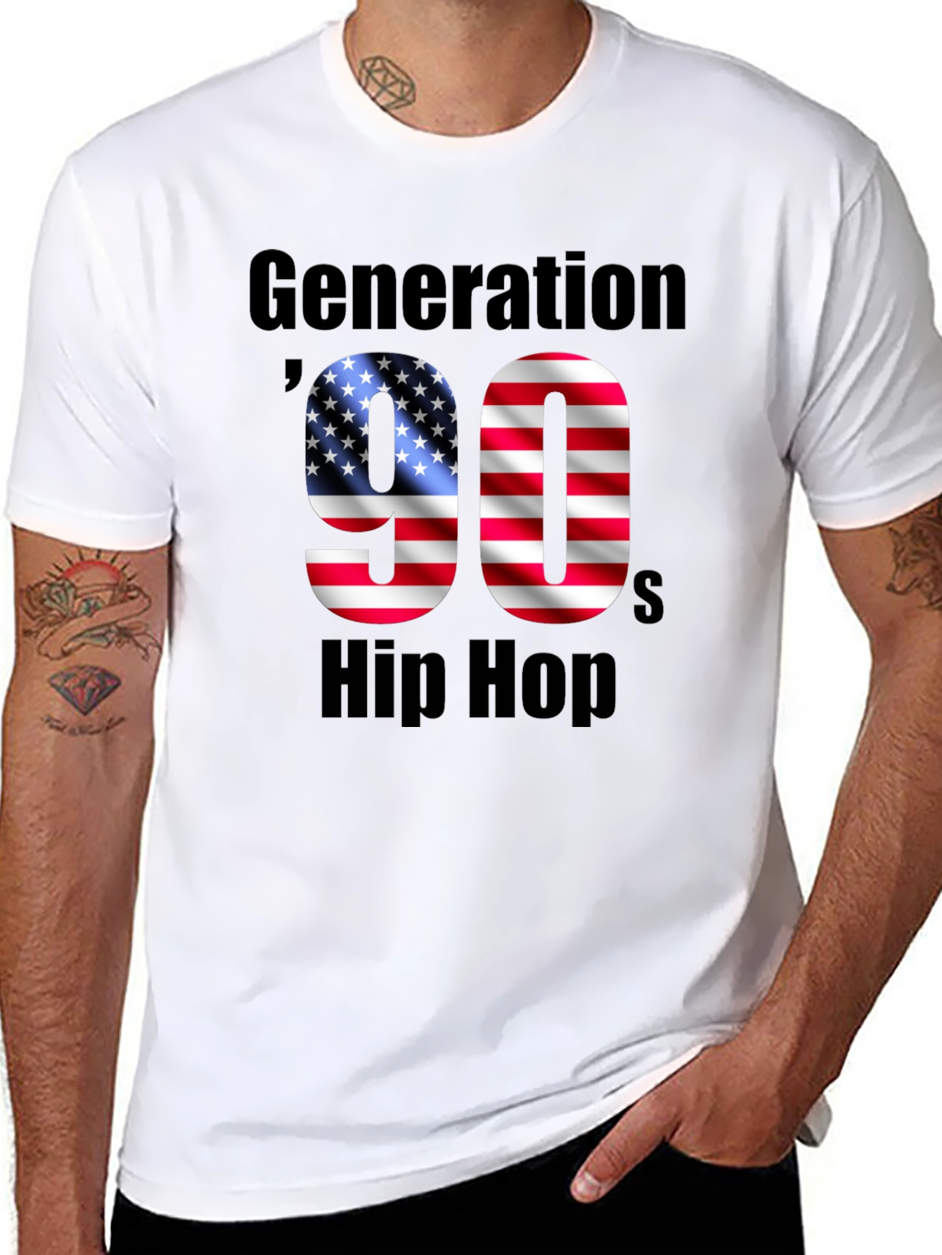 Generation 90s Hip Hop Graphic Tee
