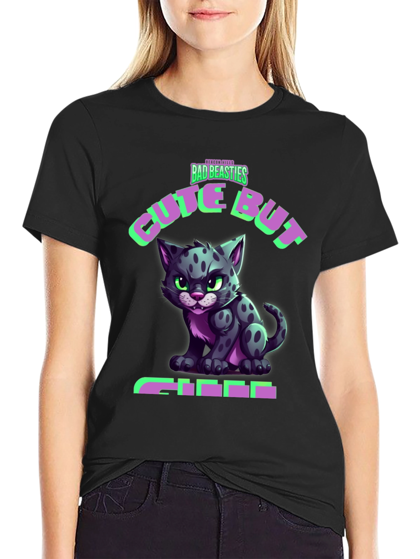 Cute But Fierce Graphic Tee