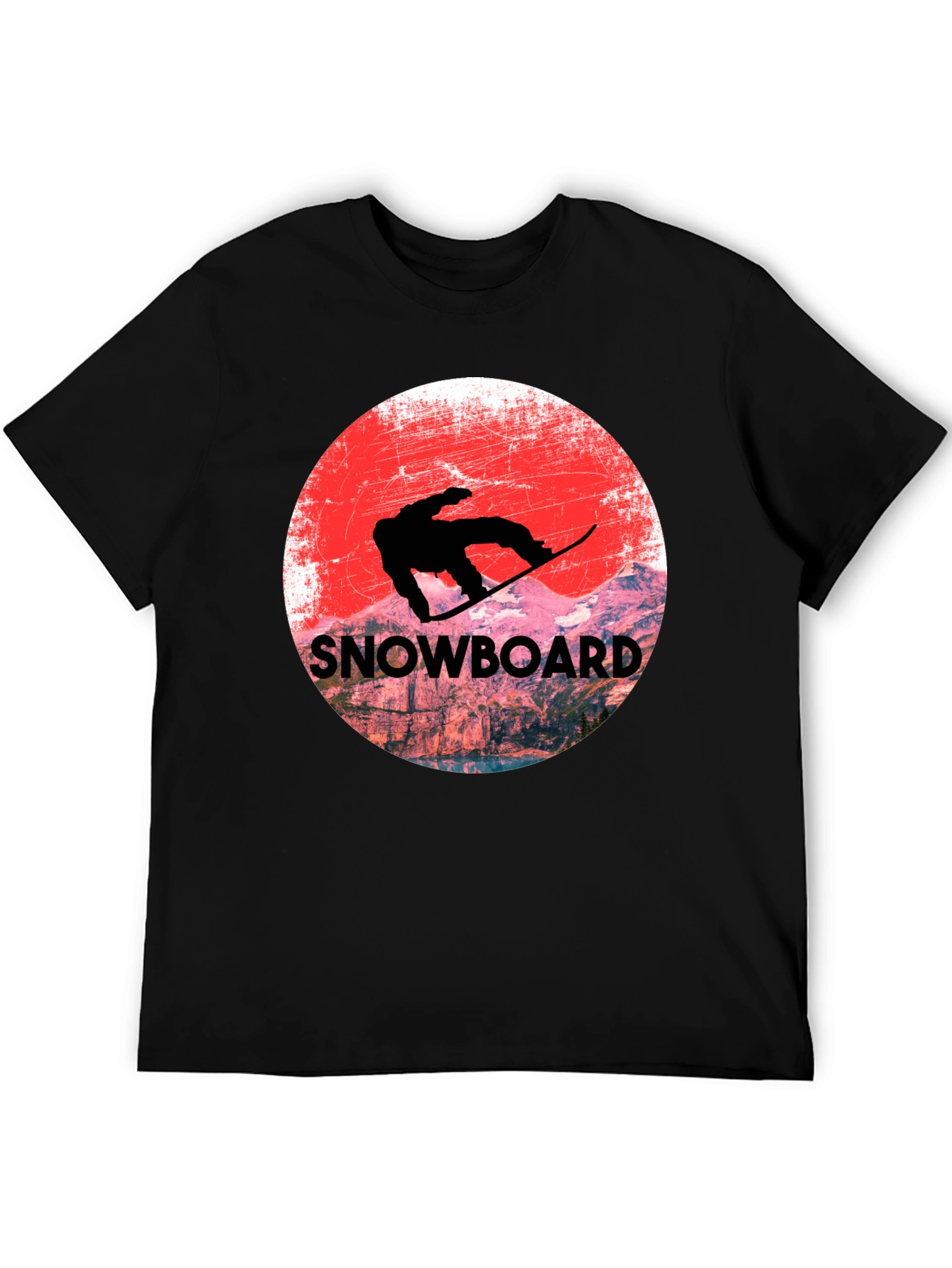 Snowboard Graphic Tee - Mountain Adventure