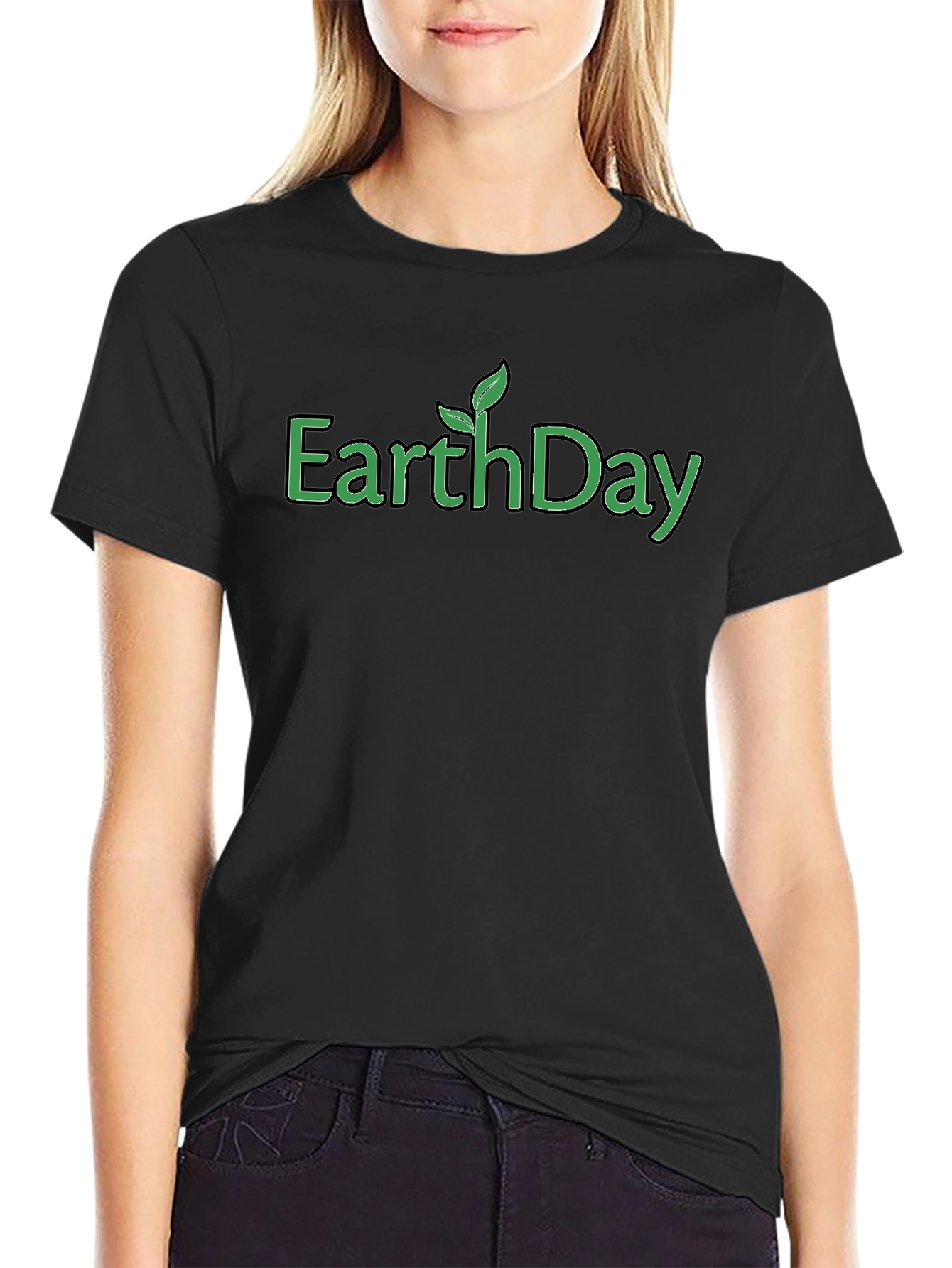 Earth Day Black T-Shirt