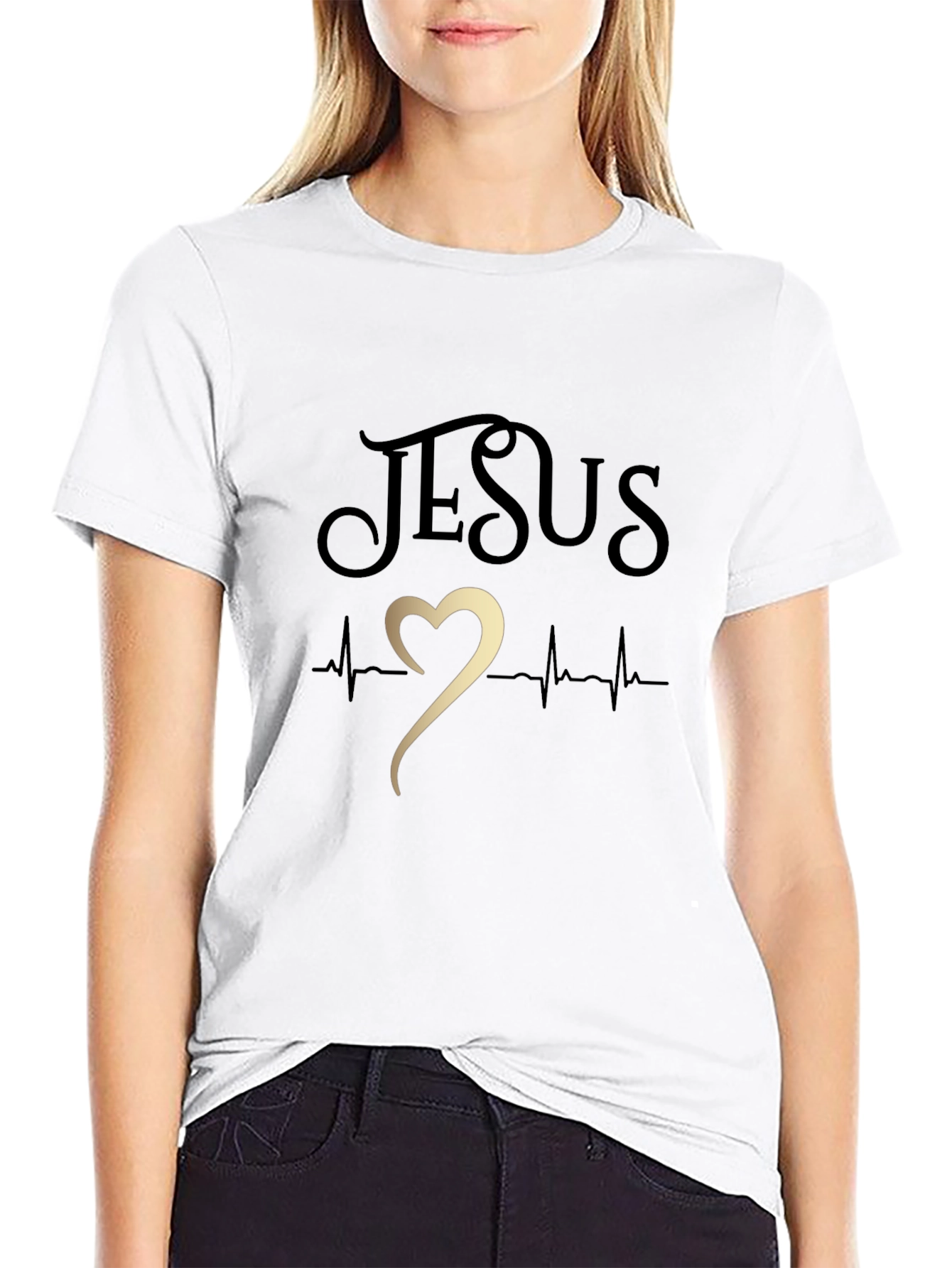 Jesus Heartbeat Graphic Tee