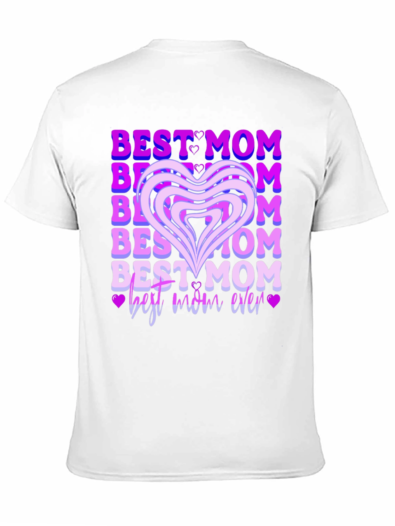 Best Mom Ever T-Shirt - Heart Graphic Tee