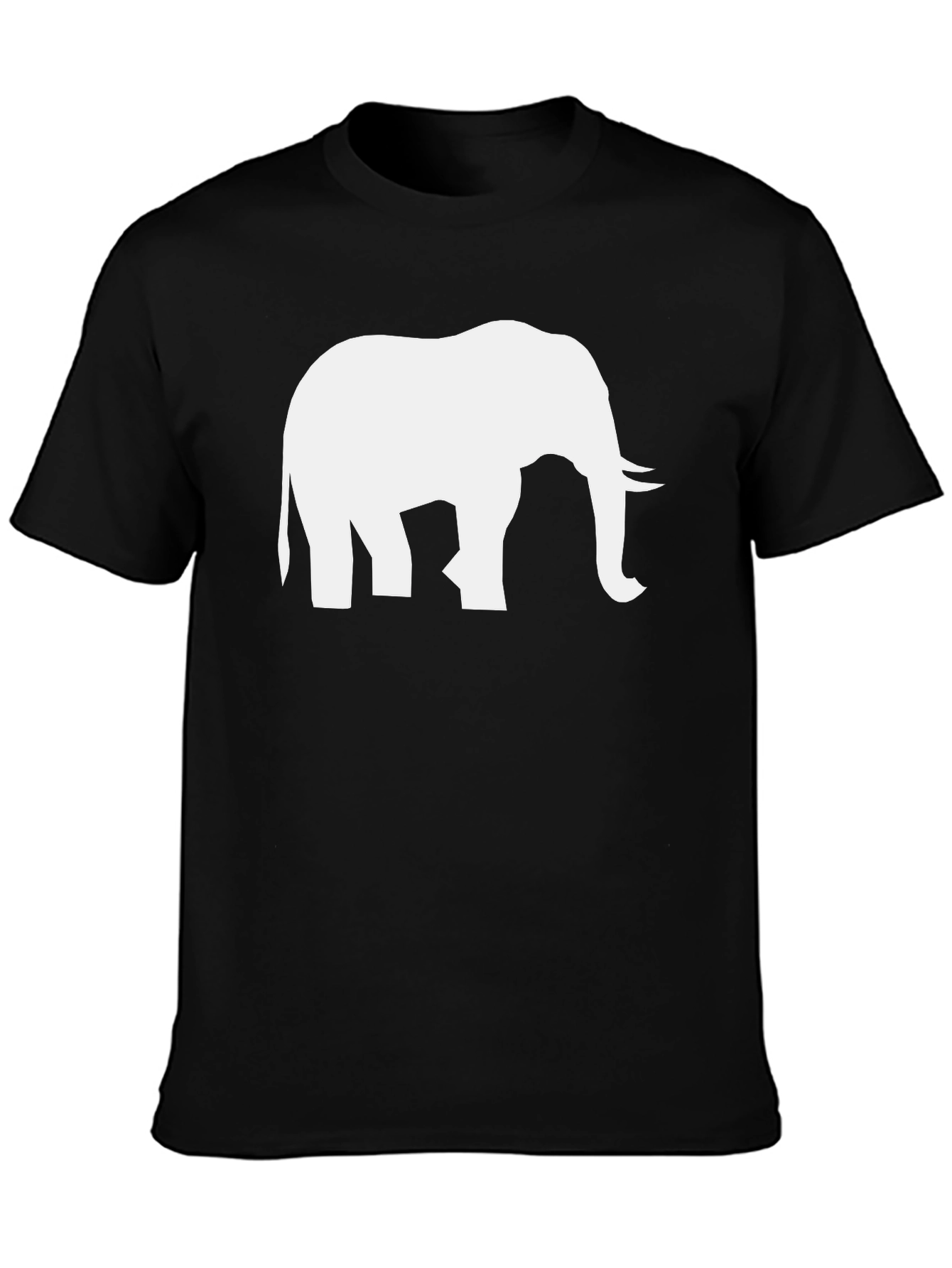 Elephant Graphic T-Shirt - Unisex Crew Neck