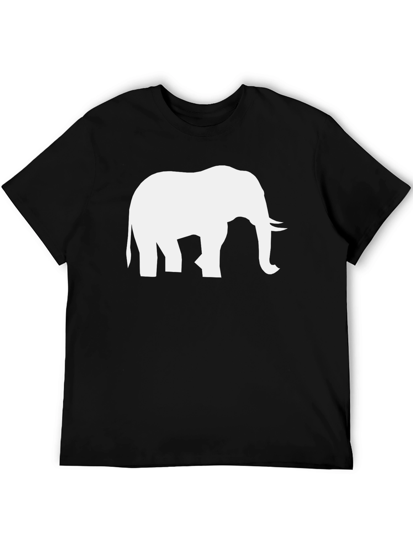 Elephant Graphic T-Shirt - Unisex Crew Neck