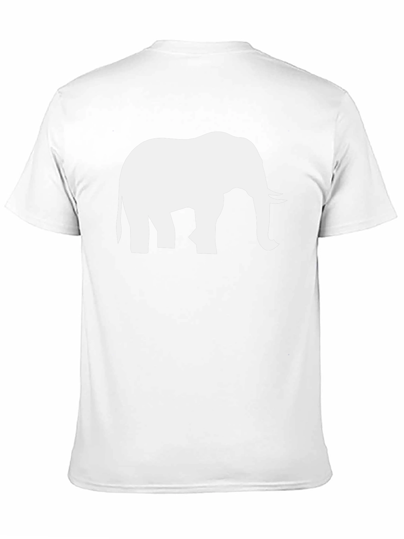 Elephant Graphic T-Shirt - Unisex Crew Neck