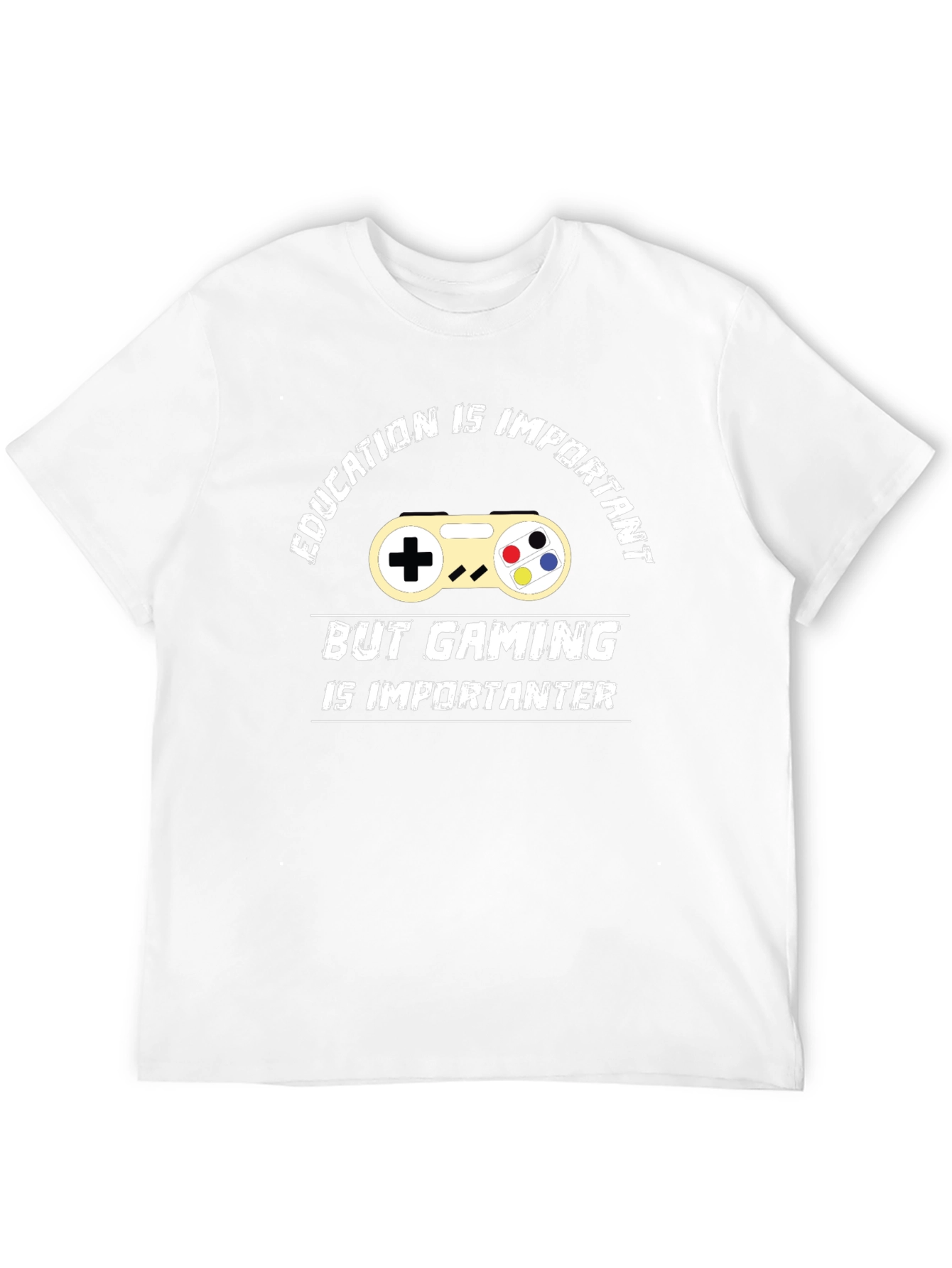 Gaming is Importanter T-Shirt - Black Cotton Tee