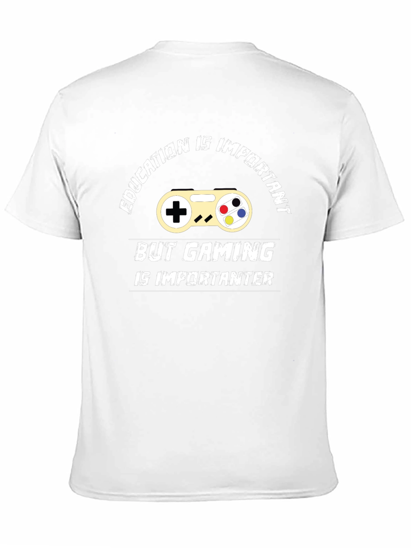 Gaming is Importanter T-Shirt - Black Cotton Tee